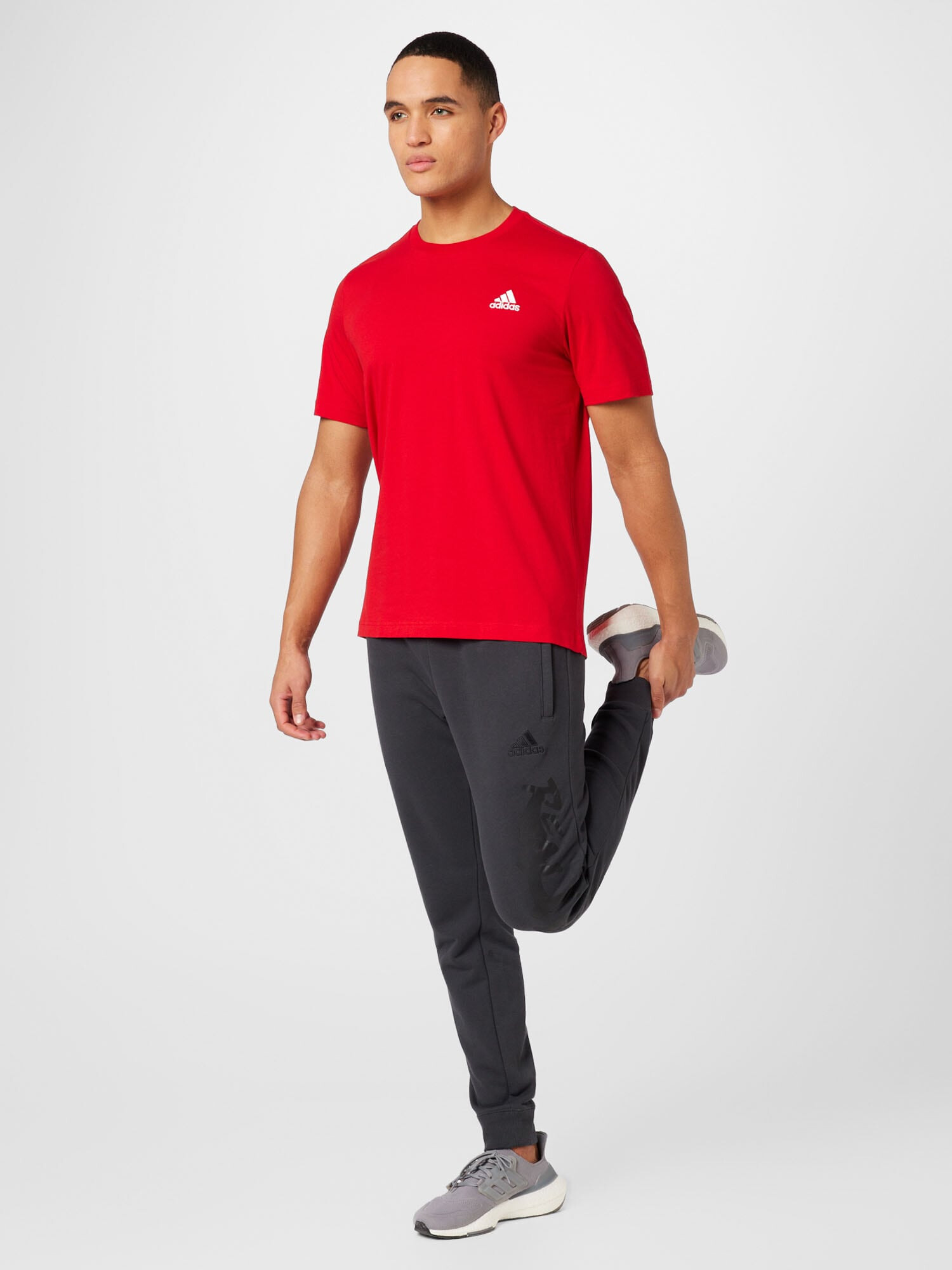 ADIDAS SPORTSWEAR Tricou funcțional 'Essentials' roșu / alb - Pled.ro