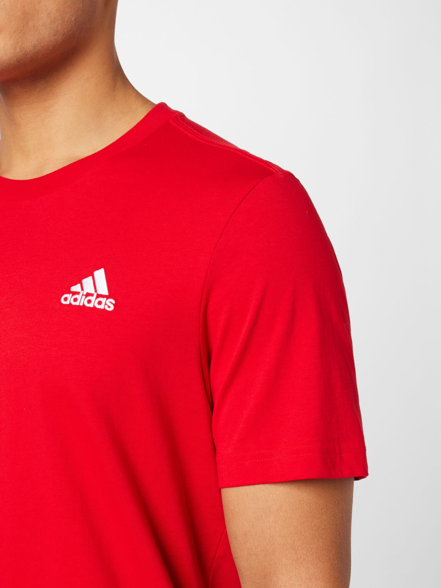 ADIDAS SPORTSWEAR Tricou funcțional 'Essentials' roșu / alb - Pled.ro