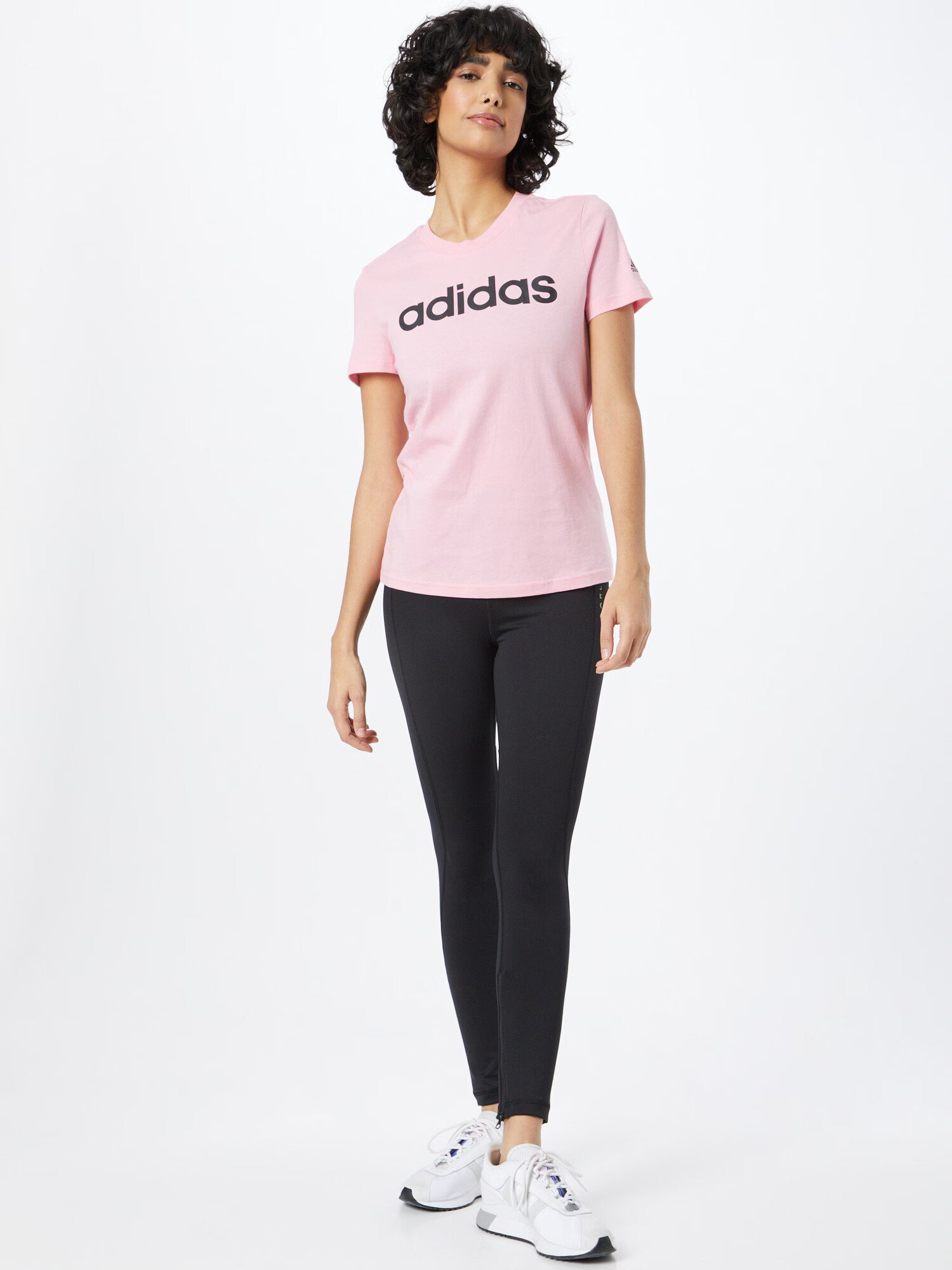 ADIDAS SPORTSWEAR Tricou funcțional roz deschis / negru - Pled.ro