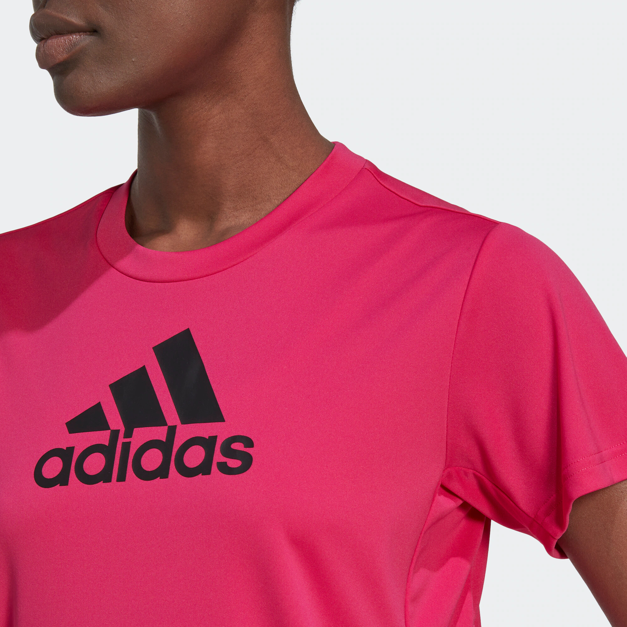 ADIDAS SPORTSWEAR Tricou funcțional roz / negru - Pled.ro