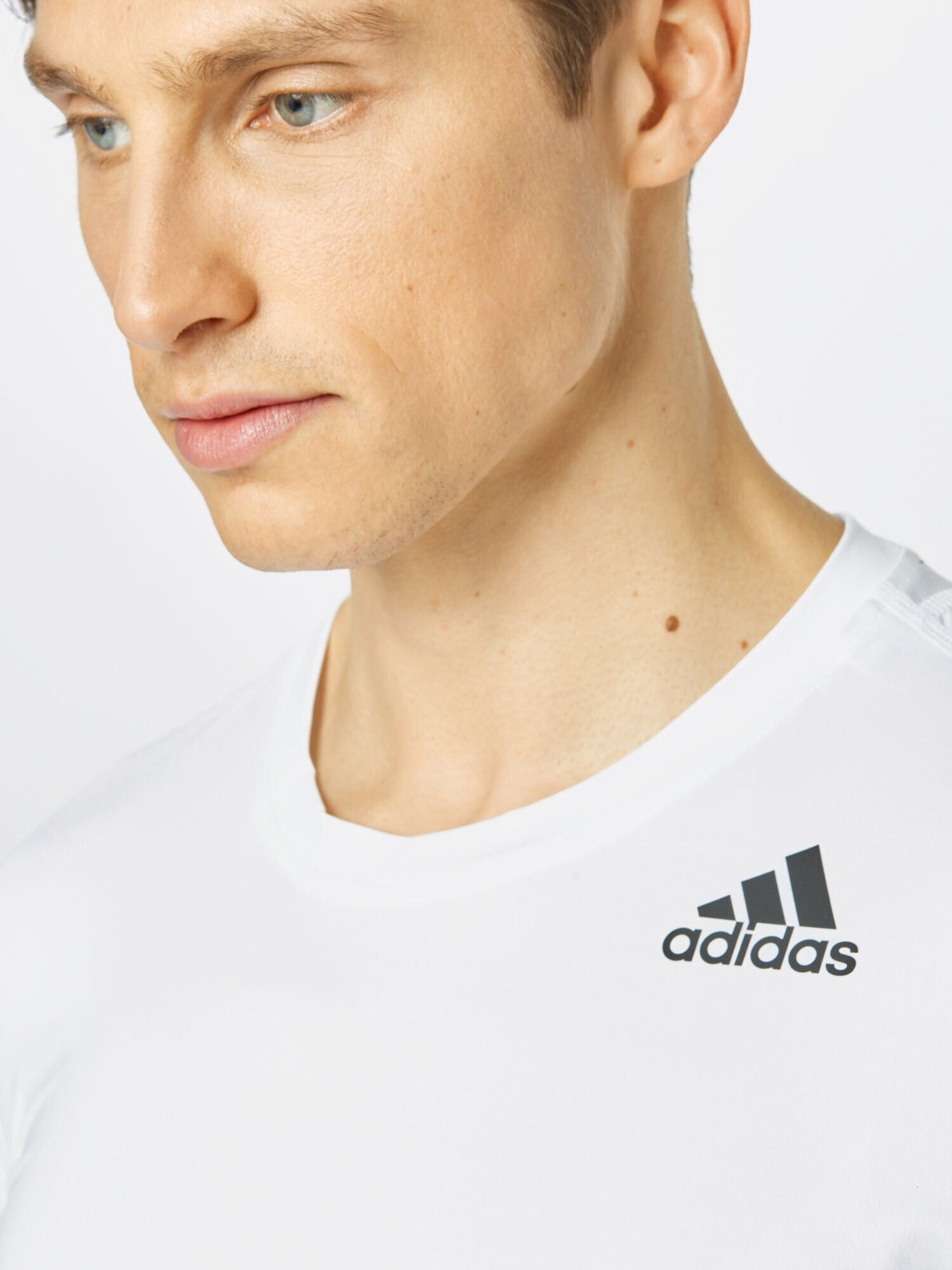 ADIDAS SPORTSWEAR Tricou funcțional 'TF LS FT 3S' alb - Pled.ro