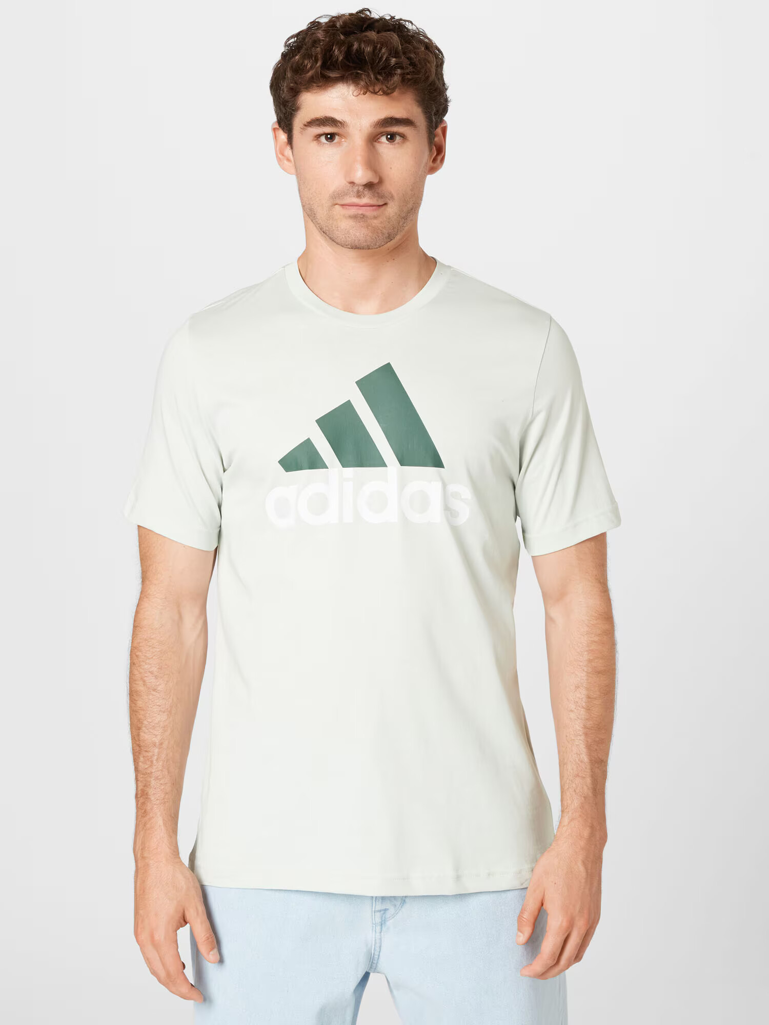 ADIDAS SPORTSWEAR Tricou funcțional verde pastel / verde închis / alb - Pled.ro