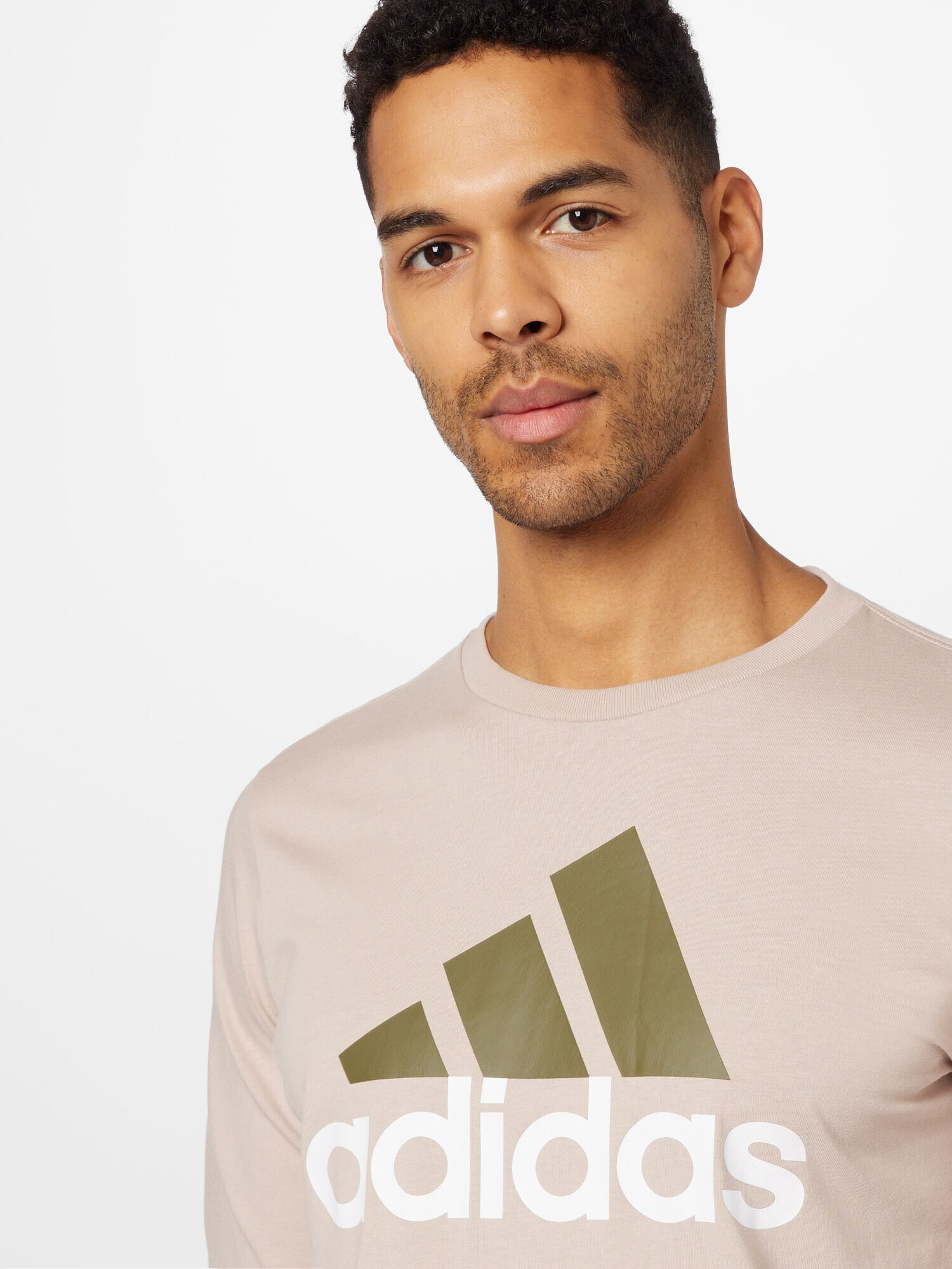 ADIDAS SPORTSWEAR Tricou funcțional 'Essentials' verde / roz / alb - Pled.ro