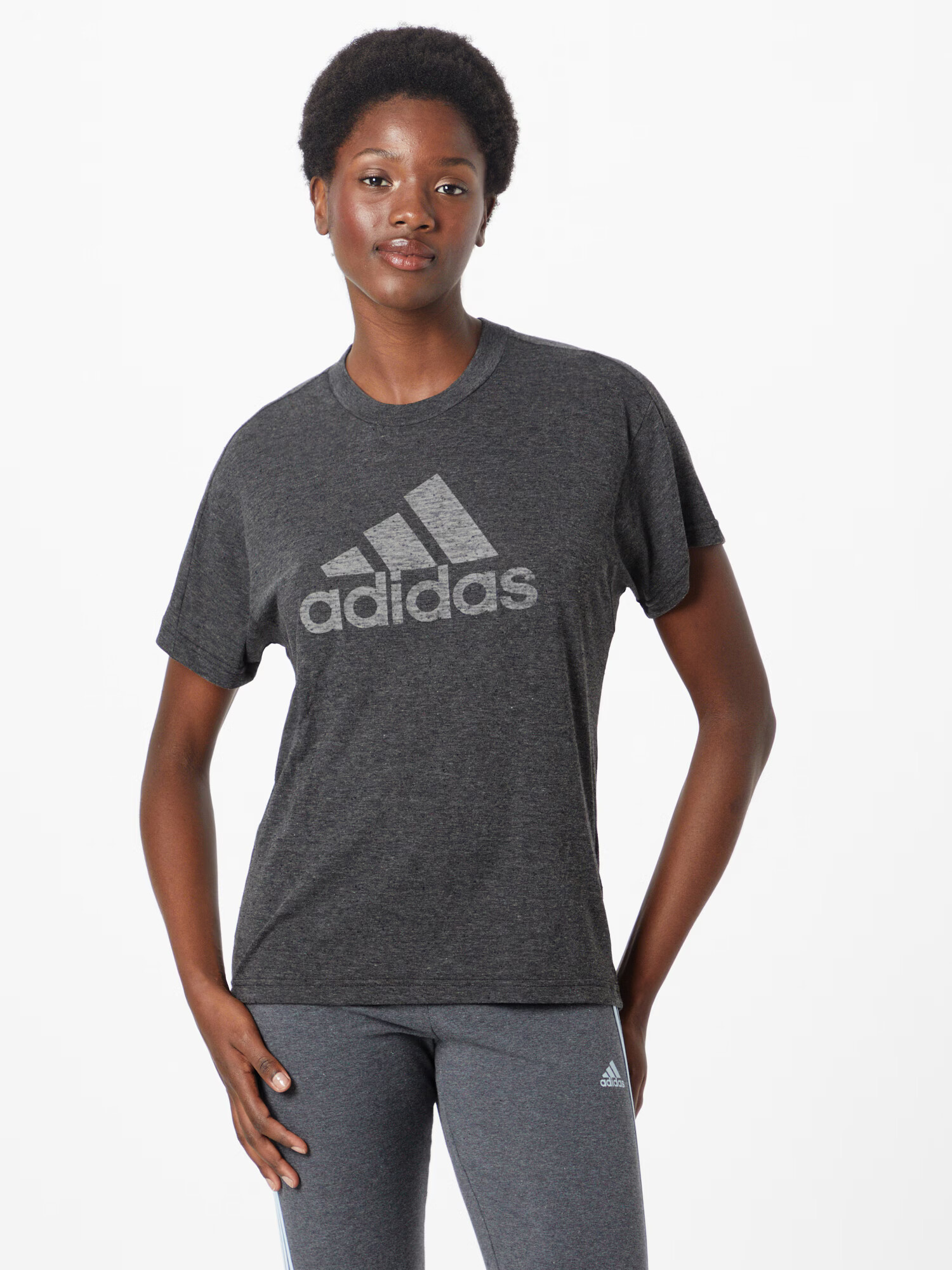 ADIDAS SPORTSWEAR Tricou funcțional 'Future Icons Winners 3.0' gri / negru - Pled.ro