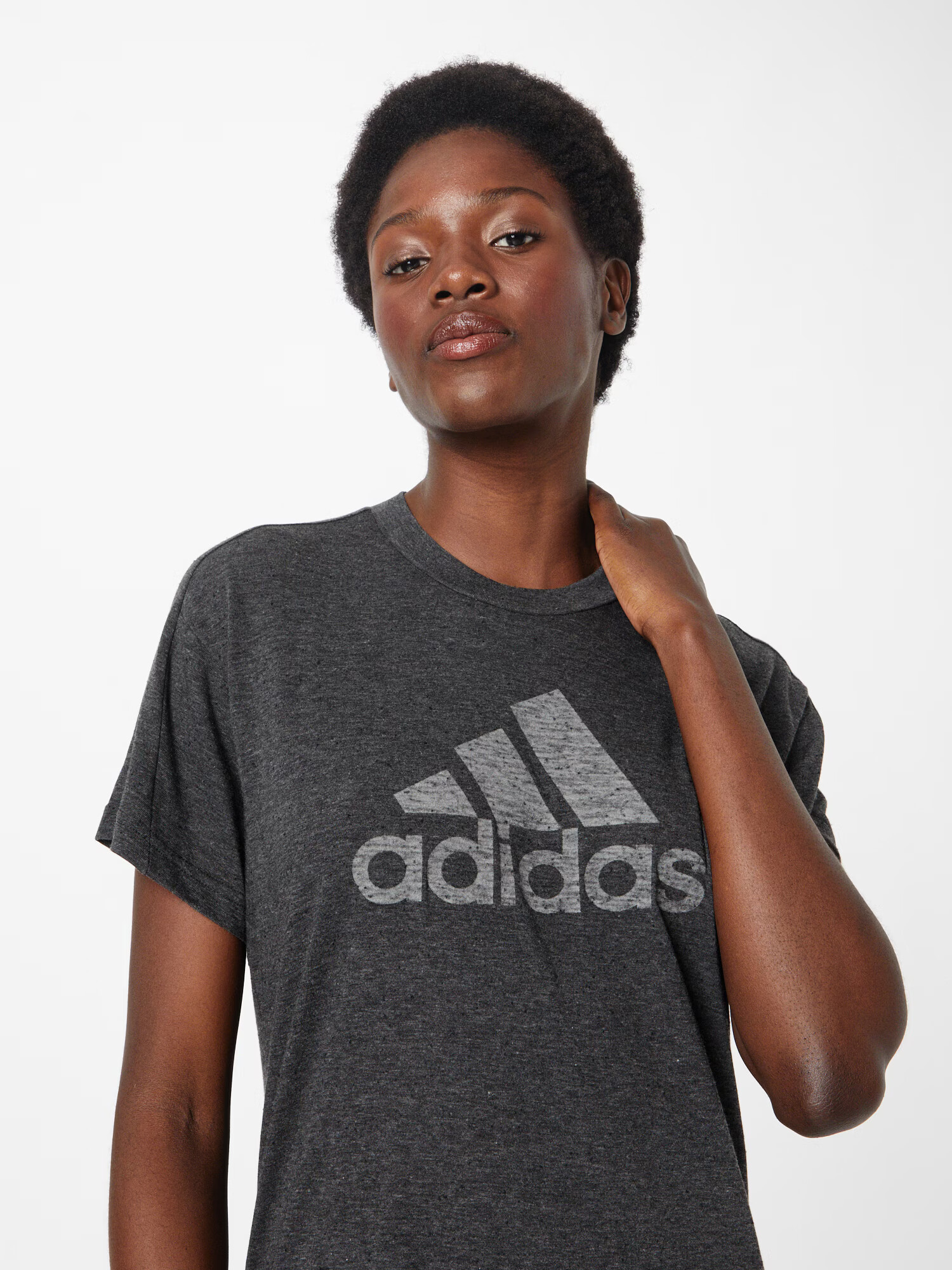 ADIDAS SPORTSWEAR Tricou funcțional 'Future Icons Winners 3.0' gri / negru - Pled.ro