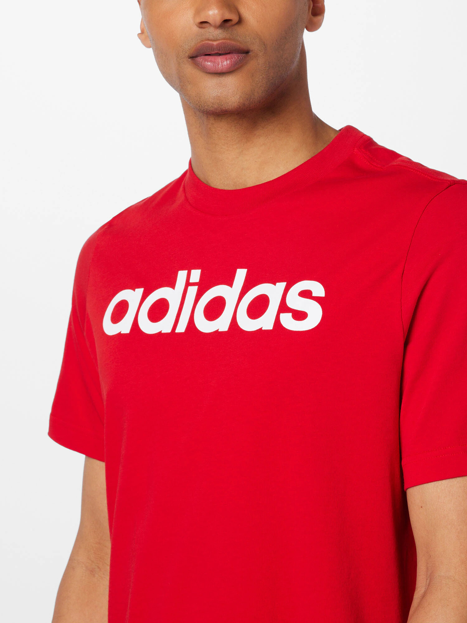 ADIDAS SPORTSWEAR Tricou funcțional 'Essentials' roșu / alb - Pled.ro