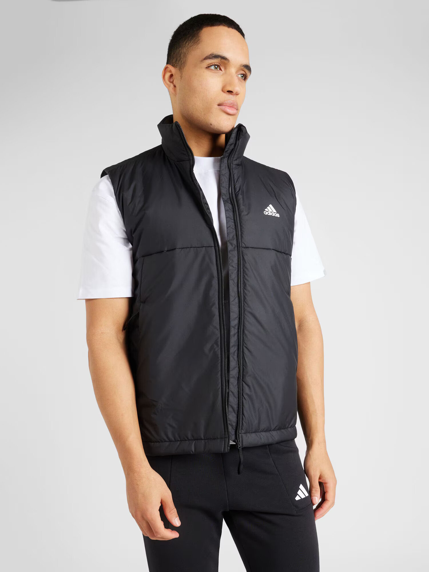 ADIDAS SPORTSWEAR Vestă sport 'BSC 3S' negru / alb - Pled.ro