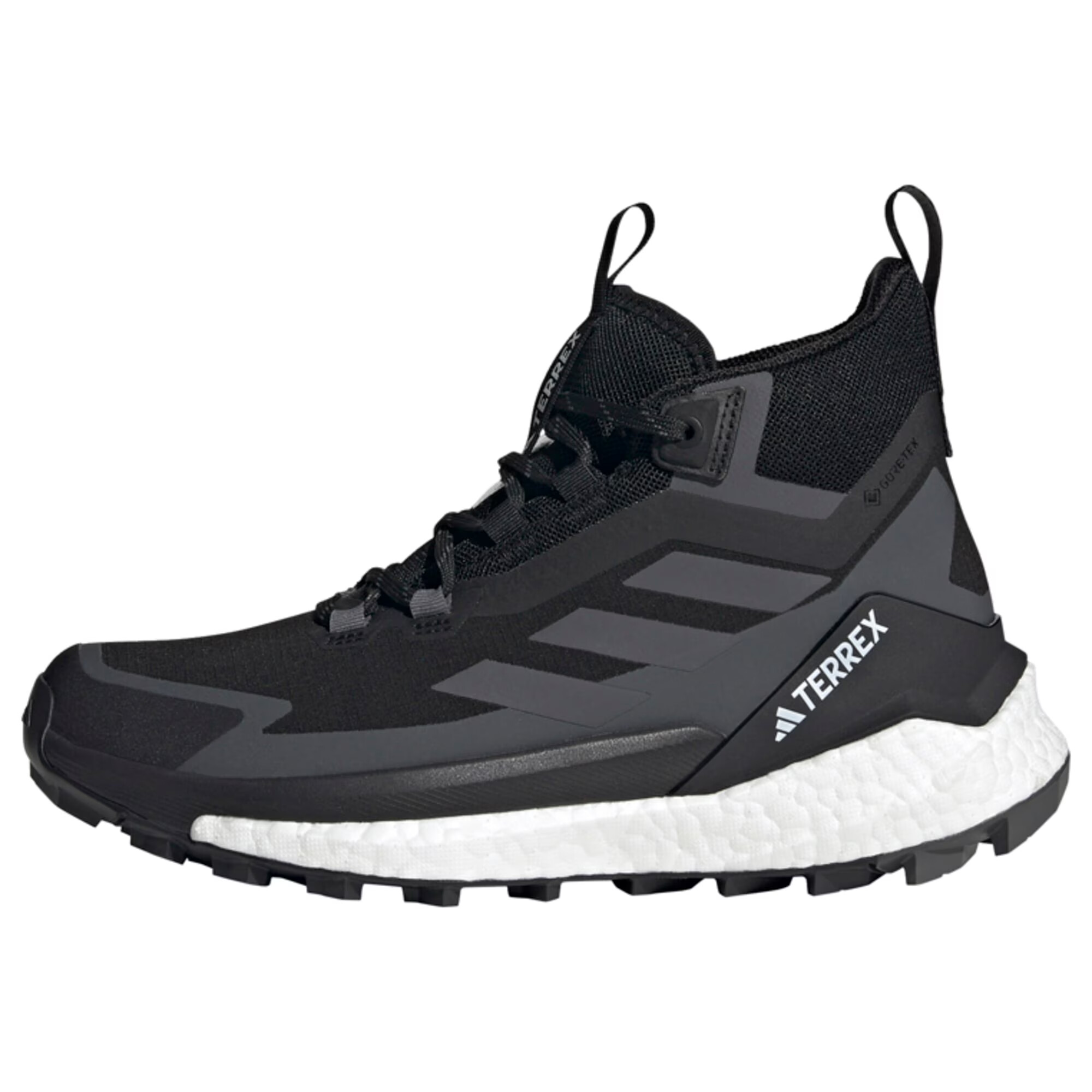 ADIDAS TERREX Botine 'Free Hiker' gri metalic / negru / alb - Pled.ro