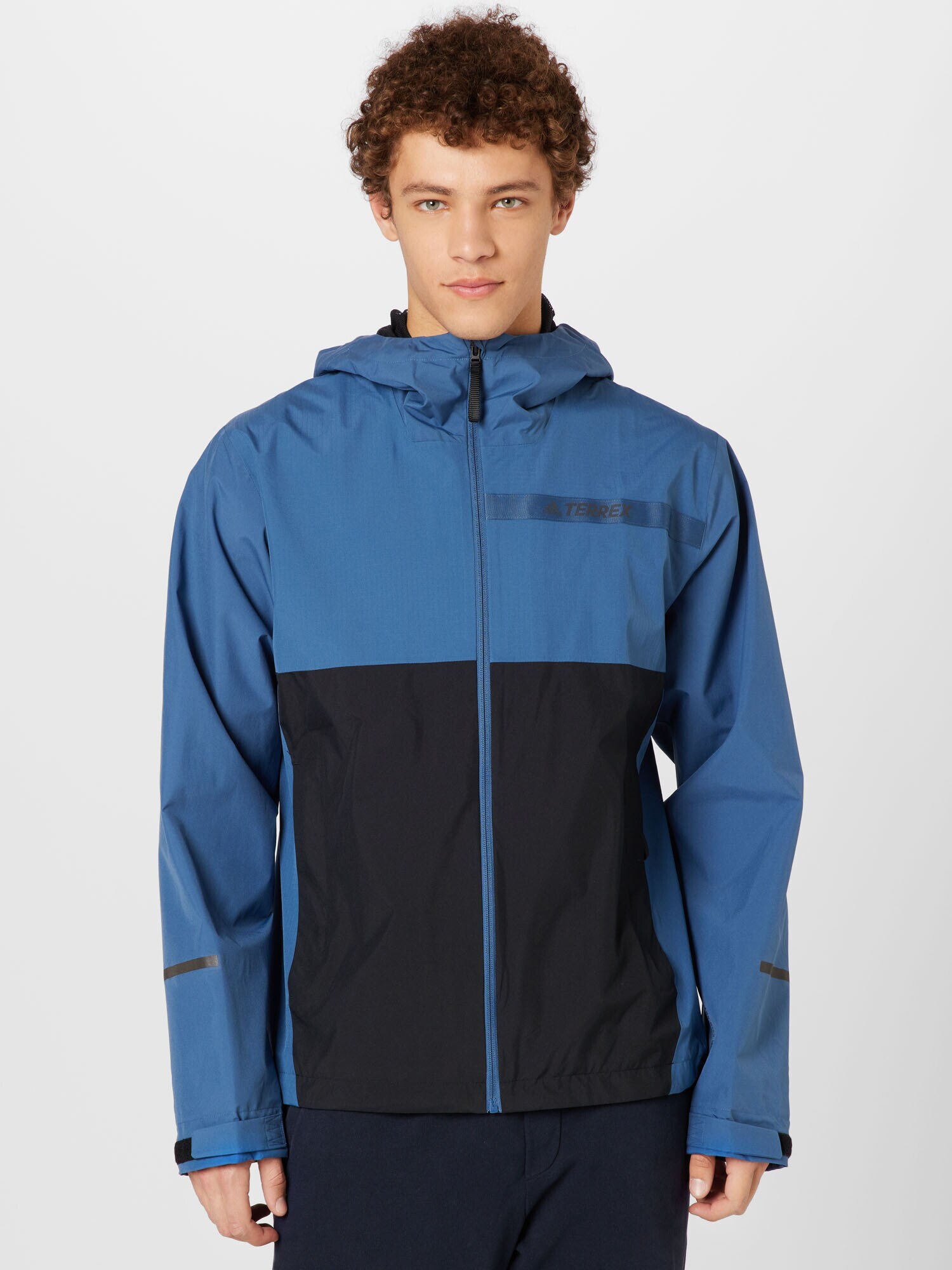 ADIDAS TERREX Geacă outdoor 'Multi Rain.Rdy 2-Layer Rain' albastru marin / negru - Pled.ro