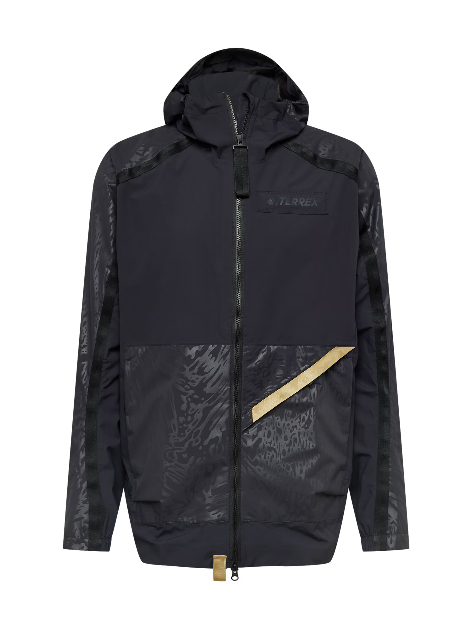 ADIDAS TERREX Geacă outdoor 'Utilitas Rain' bej / negru - Pled.ro