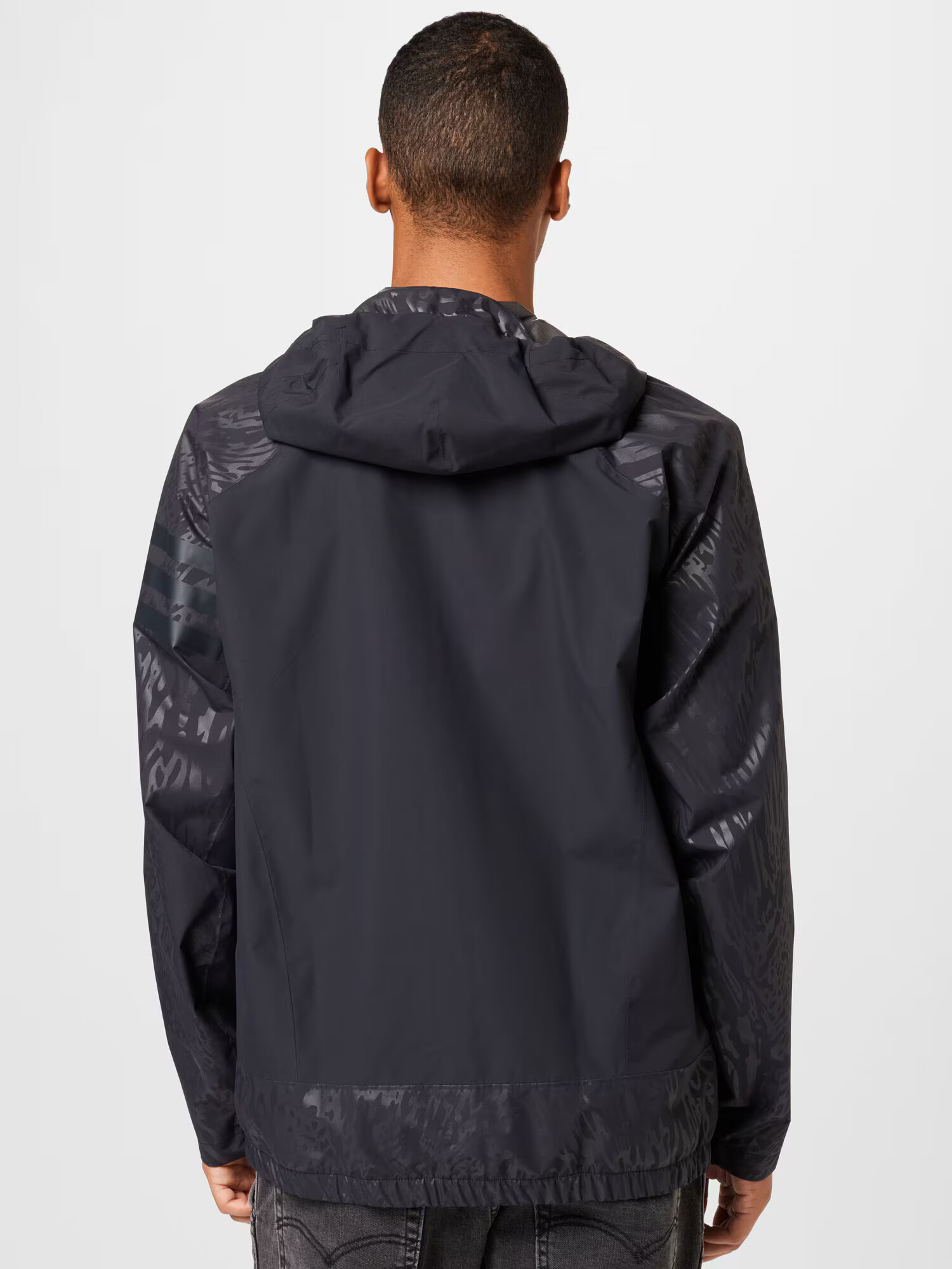 ADIDAS TERREX Geacă outdoor 'Utilitas Rain' bej / negru - Pled.ro