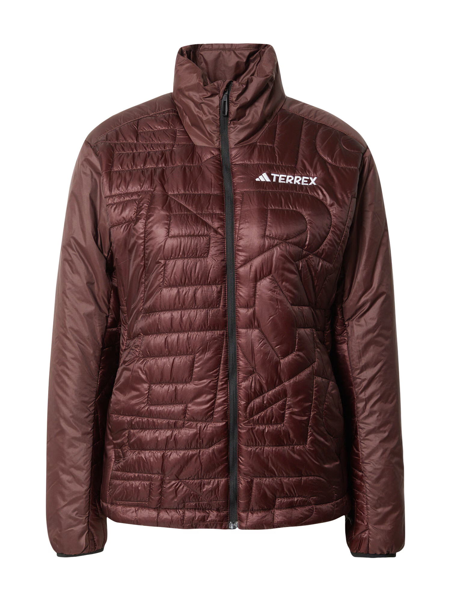 ADIDAS TERREX Geacă outdoor 'Xperior Varilite Primaloft' maro ruginiu / alb - Pled.ro