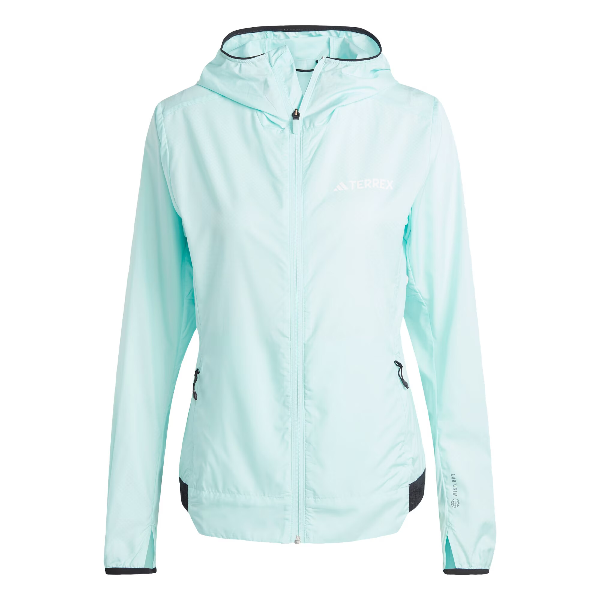 ADIDAS TERREX Geacă outdoor 'Xperior Windweave Wind' turcoaz / albastru aqua / negru - Pled.ro