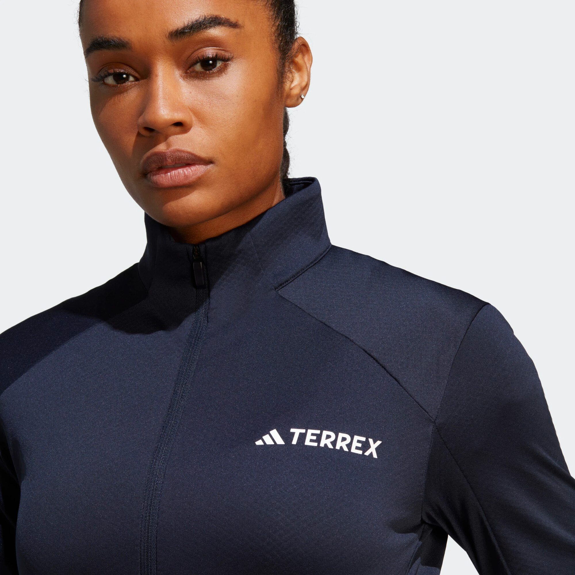 ADIDAS TERREX Geacă sport 'Multi Fleece' albastru închis / alb - Pled.ro