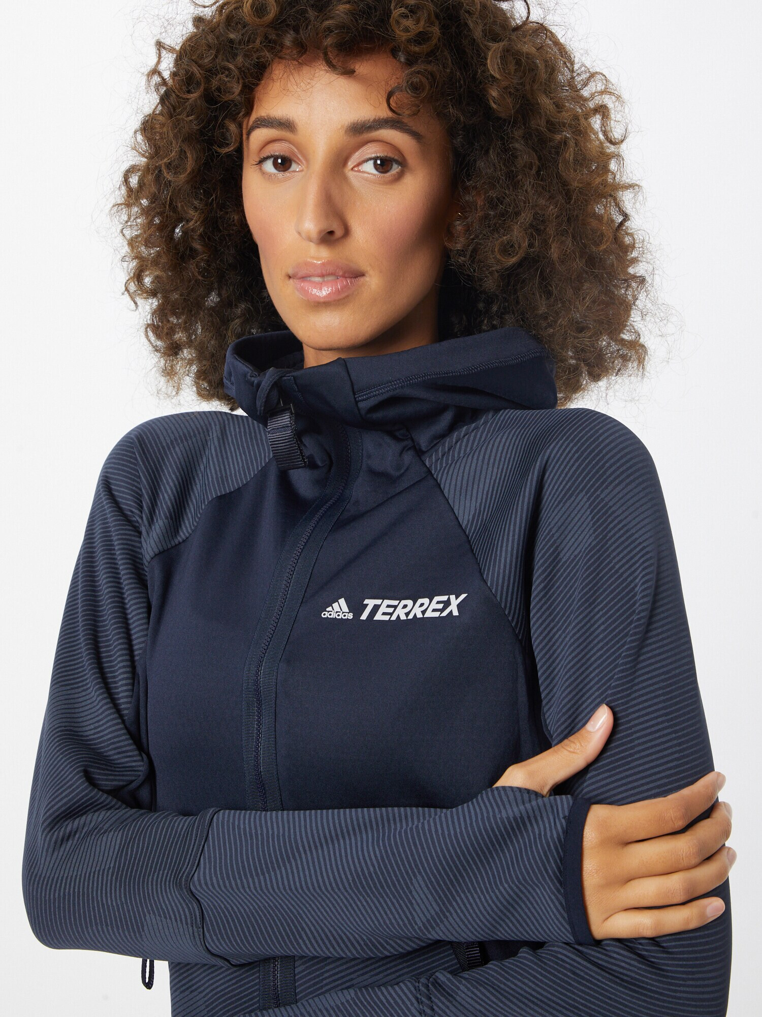 ADIDAS TERREX Geacă sport bleumarin / albastru porumbel / alb - Pled.ro