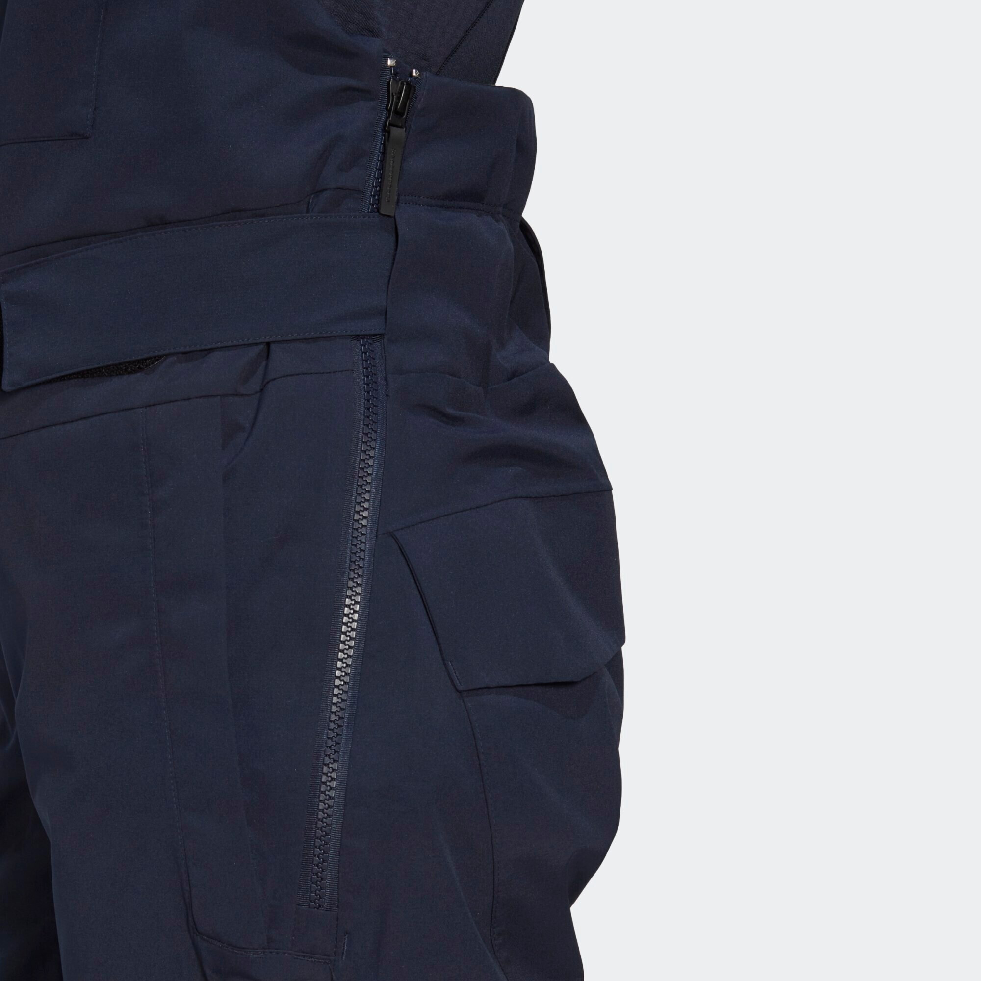 ADIDAS TERREX Pantaloni outdoor 'Resort Two-Layer Insulated Bib' albastru închis / alb - Pled.ro