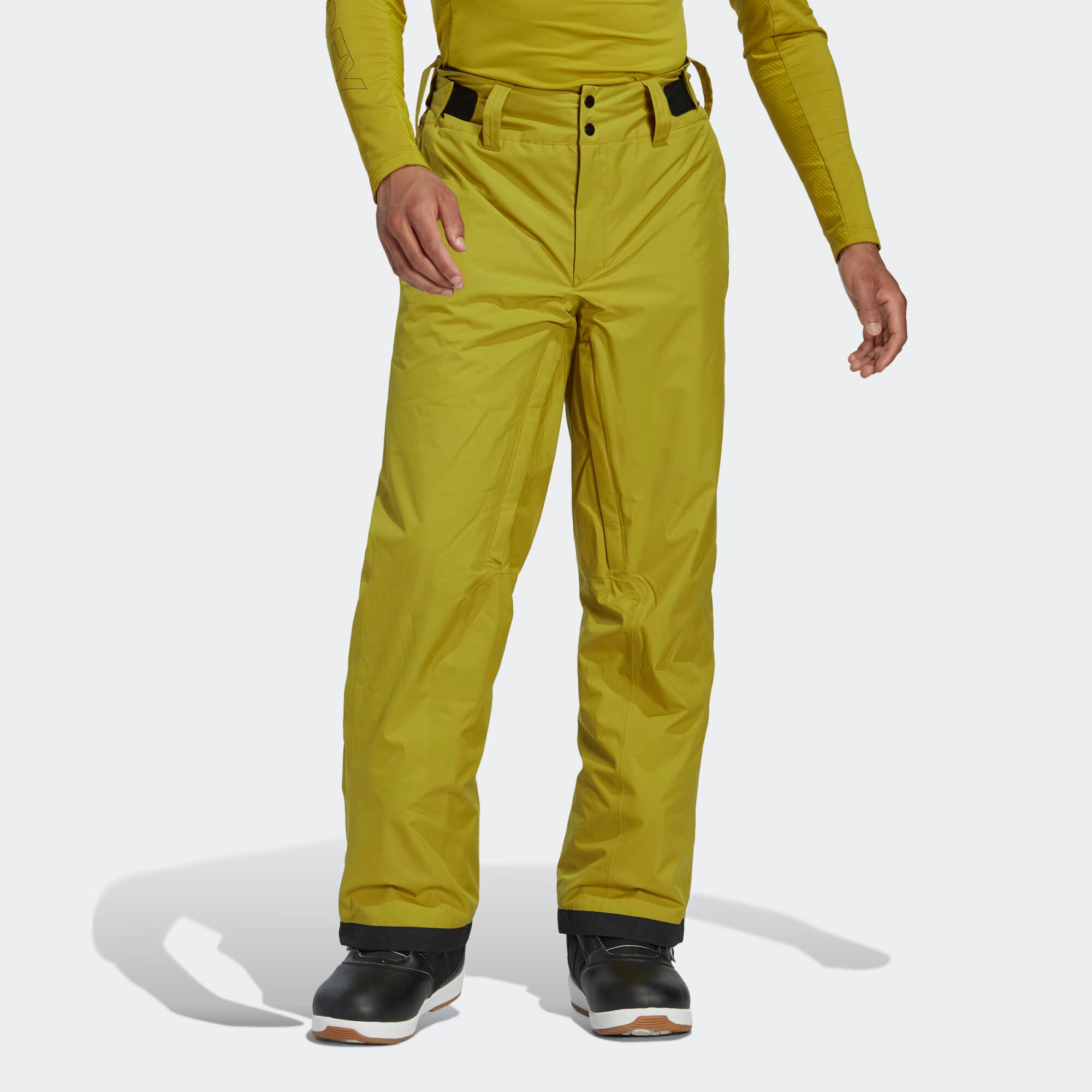 ADIDAS TERREX Pantaloni sport 'Resort' galben citron / negru - Pled.ro