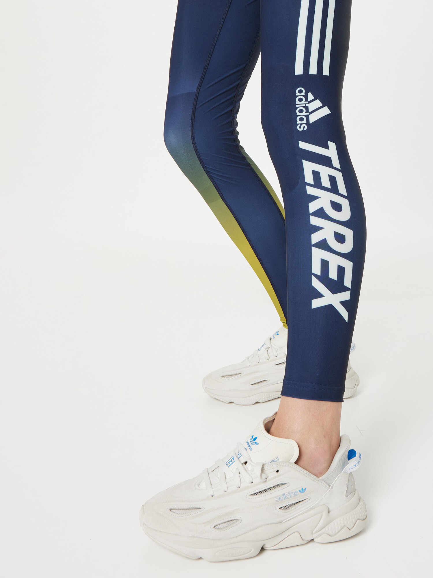 ADIDAS TERREX Pantaloni sport 'Agravic XC Race' albastru / portocaliu / alb - Pled.ro