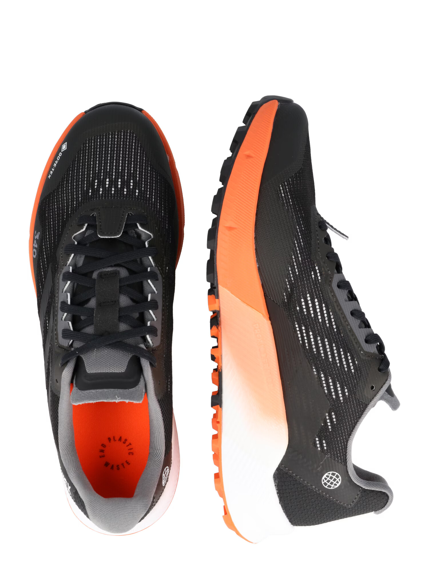 ADIDAS TERREX Sneaker de alergat 'Agravic Flow 2.0' gri închis / portocaliu / negru / alb - Pled.ro