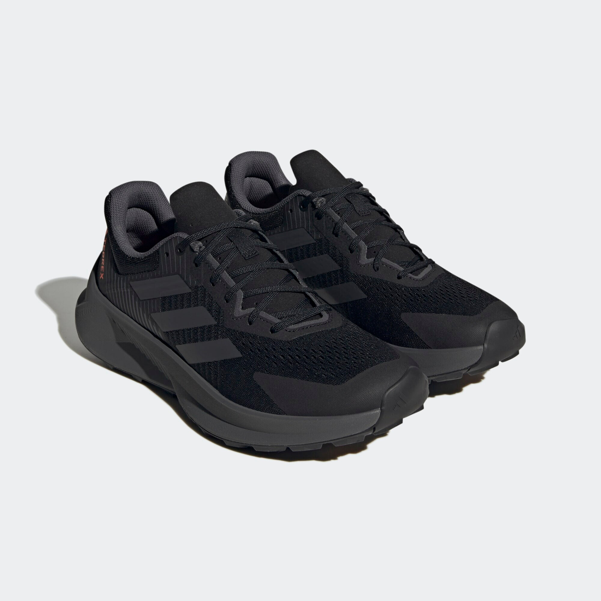 ADIDAS TERREX Sneaker de alergat 'Soulstride Flow' gri metalic / portocaliu / negru - Pled.ro