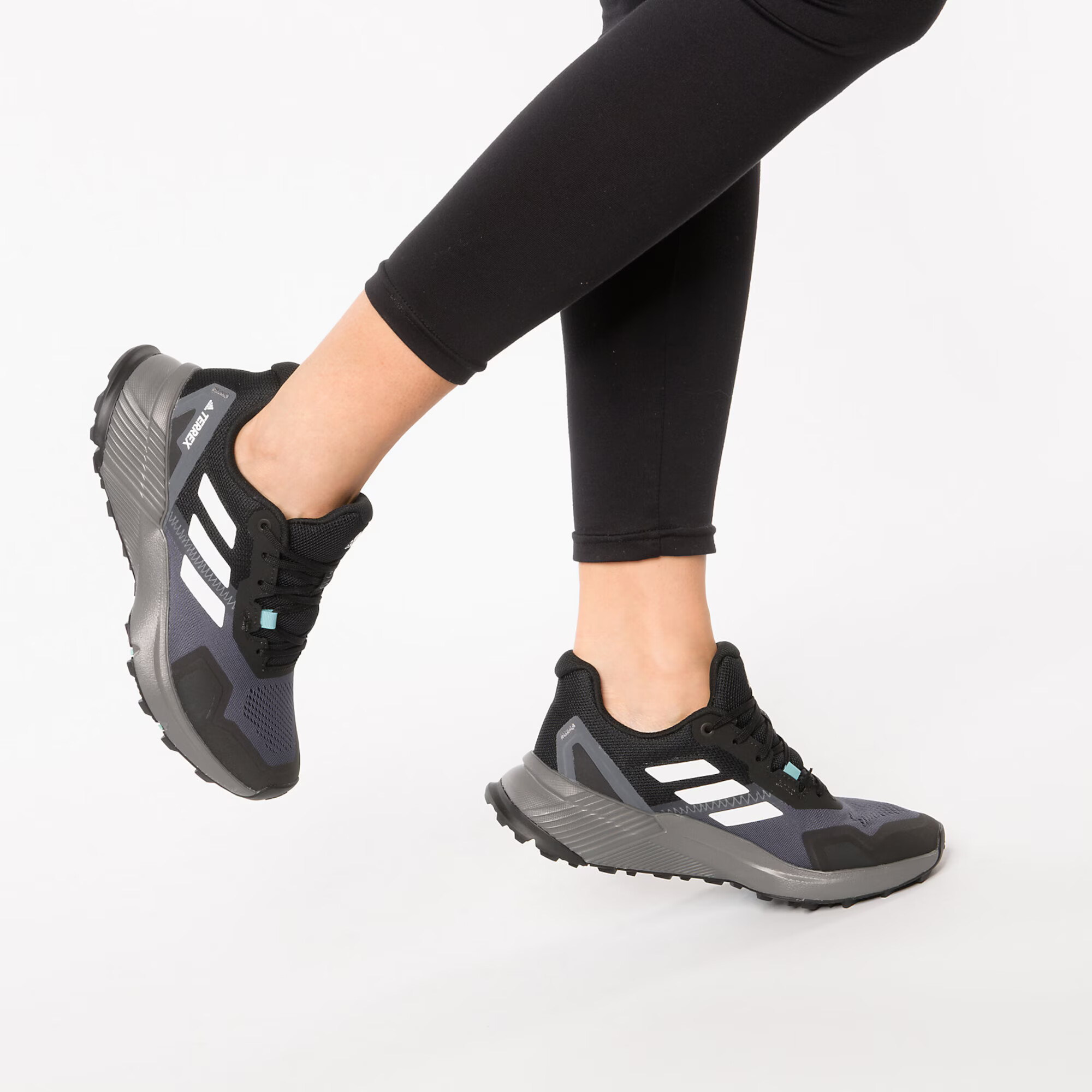 ADIDAS TERREX Sneaker de alergat 'Soulstride' gri piatră / negru / alb - Pled.ro