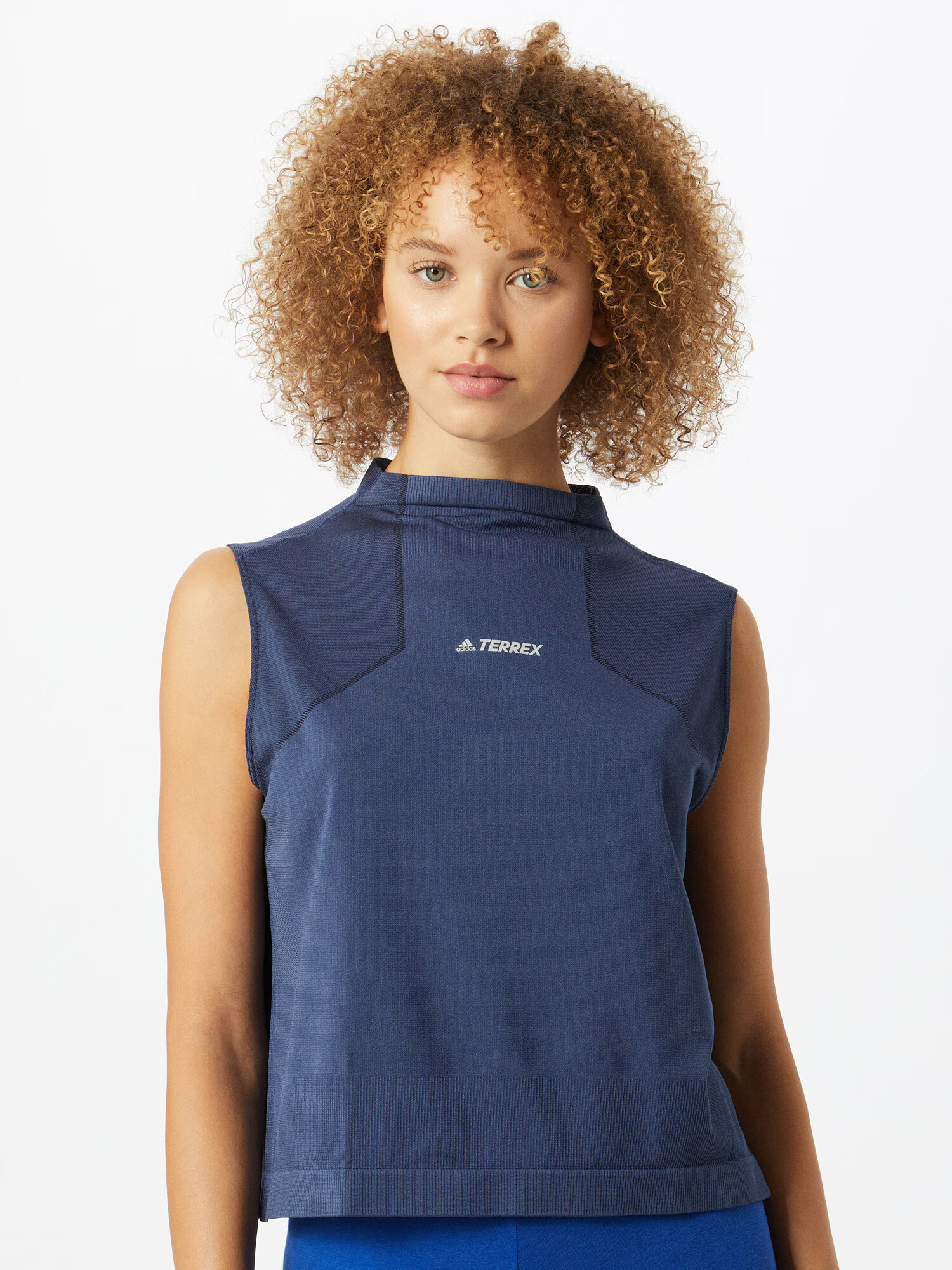 ADIDAS TERREX Sport top albastru fumuriu - Pled.ro