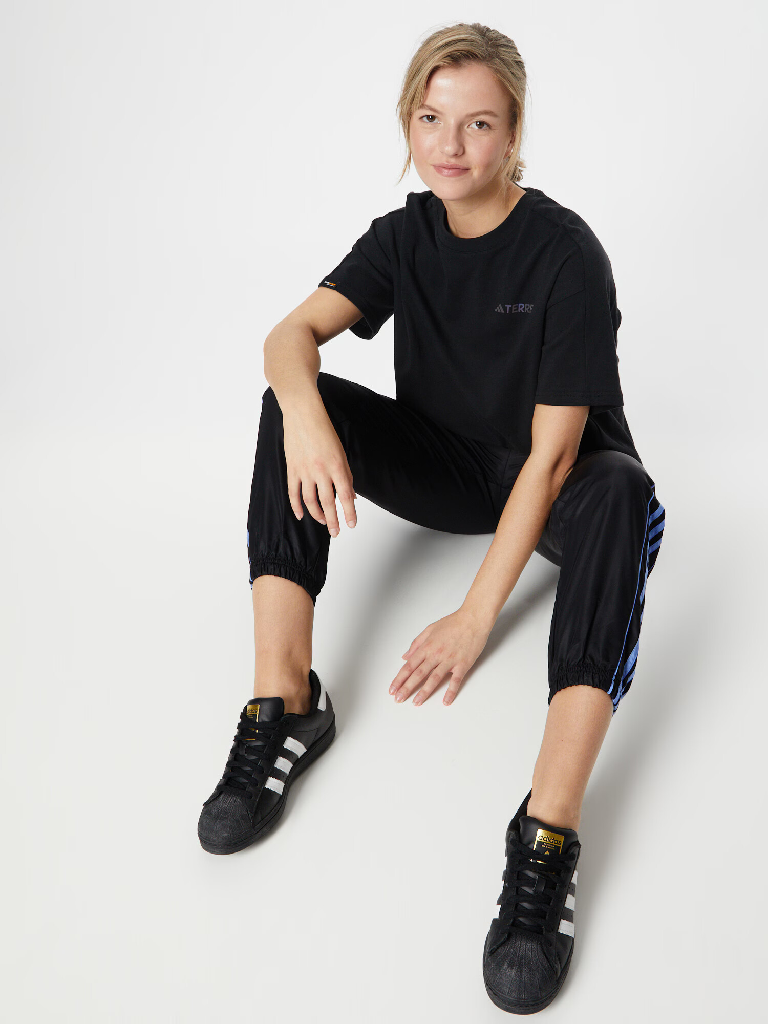 ADIDAS TERREX Tricou funcțional 'Campyx' galben muștar / mov închis / negru / alb - Pled.ro