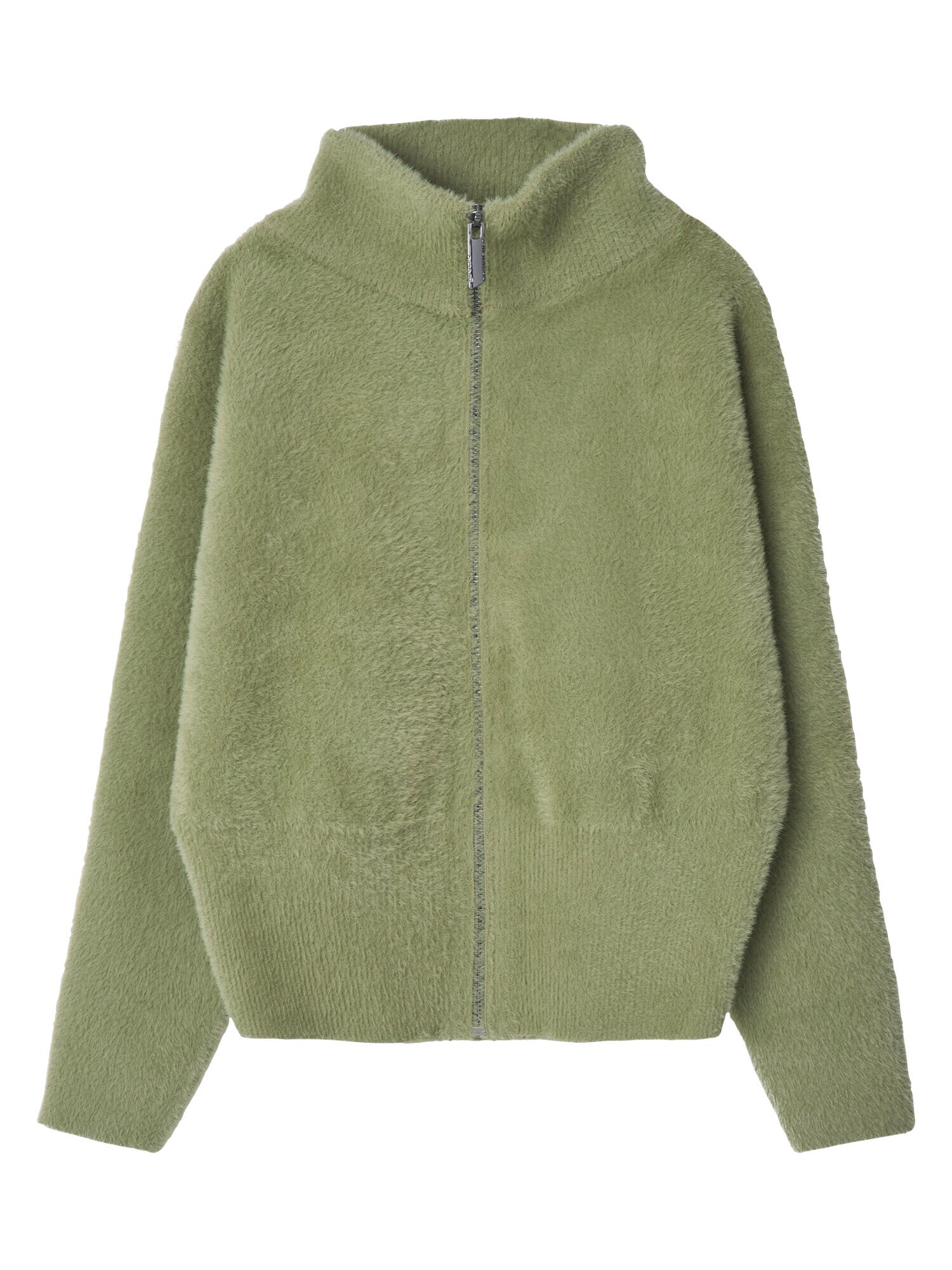 Adolfo Dominguez Jachetă fleece verde - Pled.ro