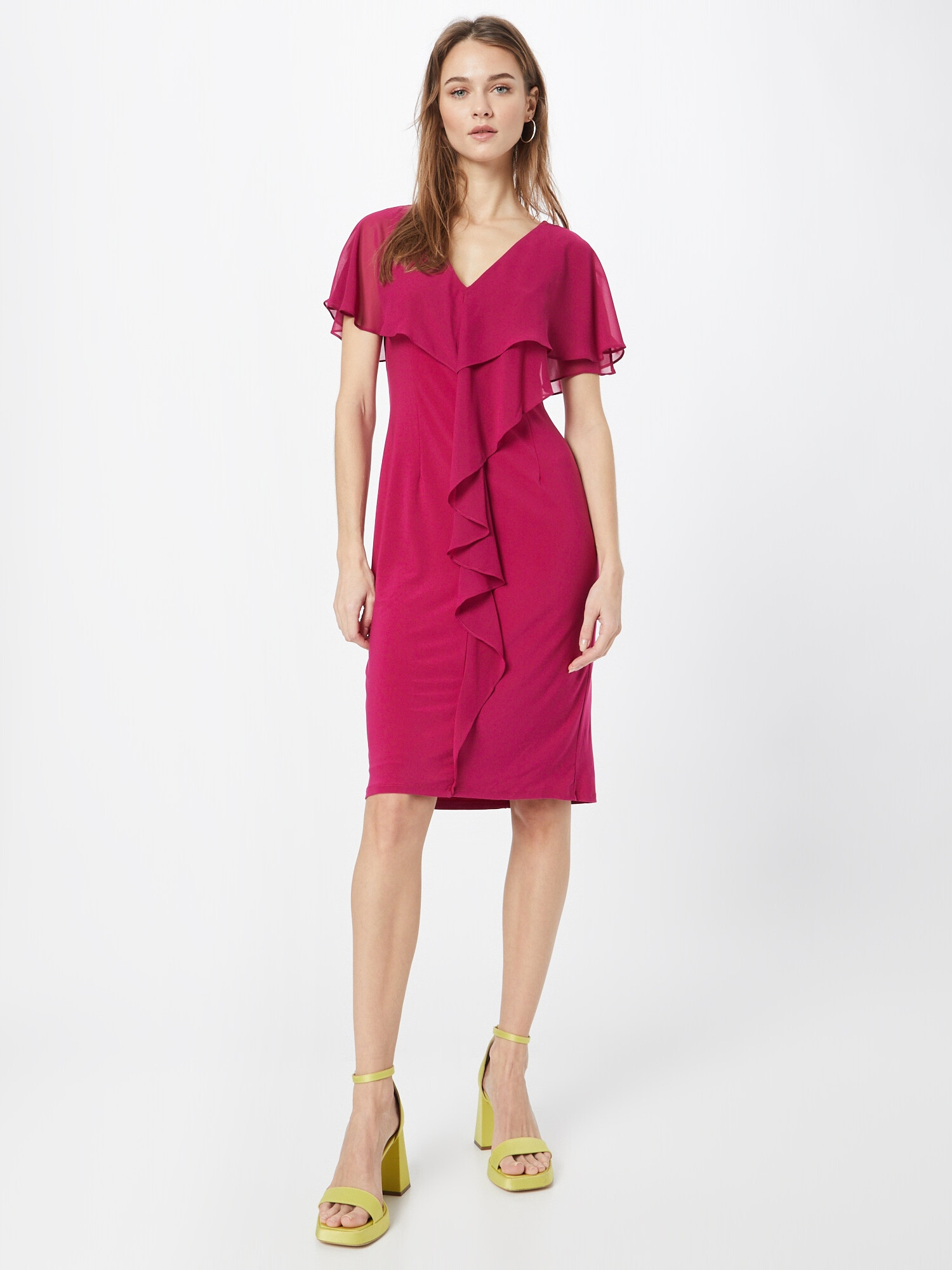 Adrianna Papell Rochie de cocktail magenta - Pled.ro