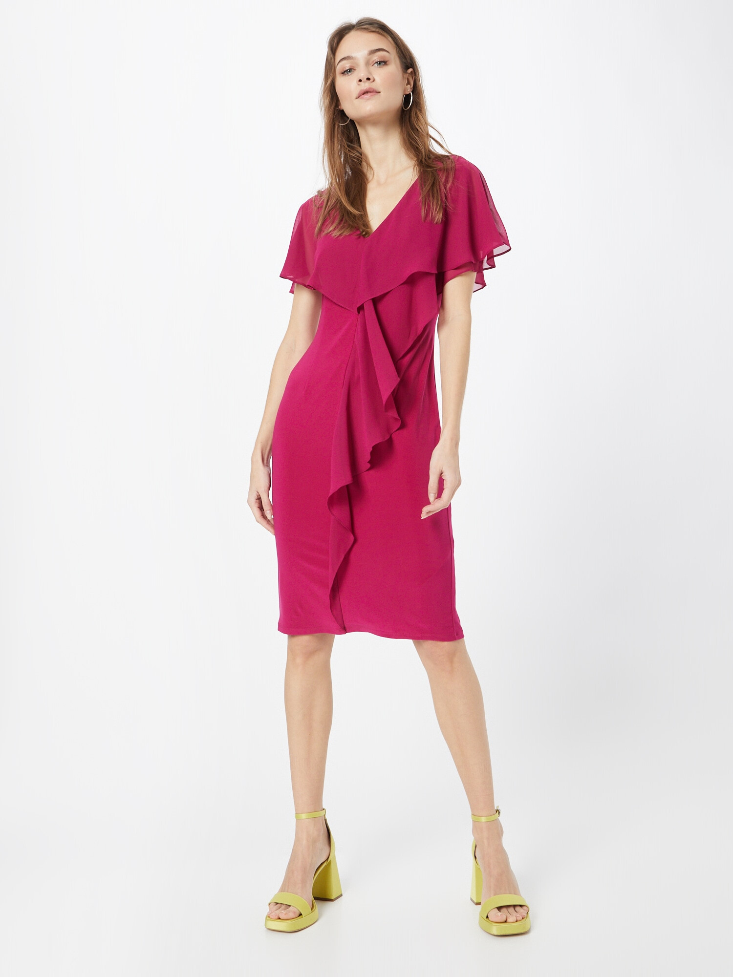 Adrianna Papell Rochie de cocktail magenta - Pled.ro