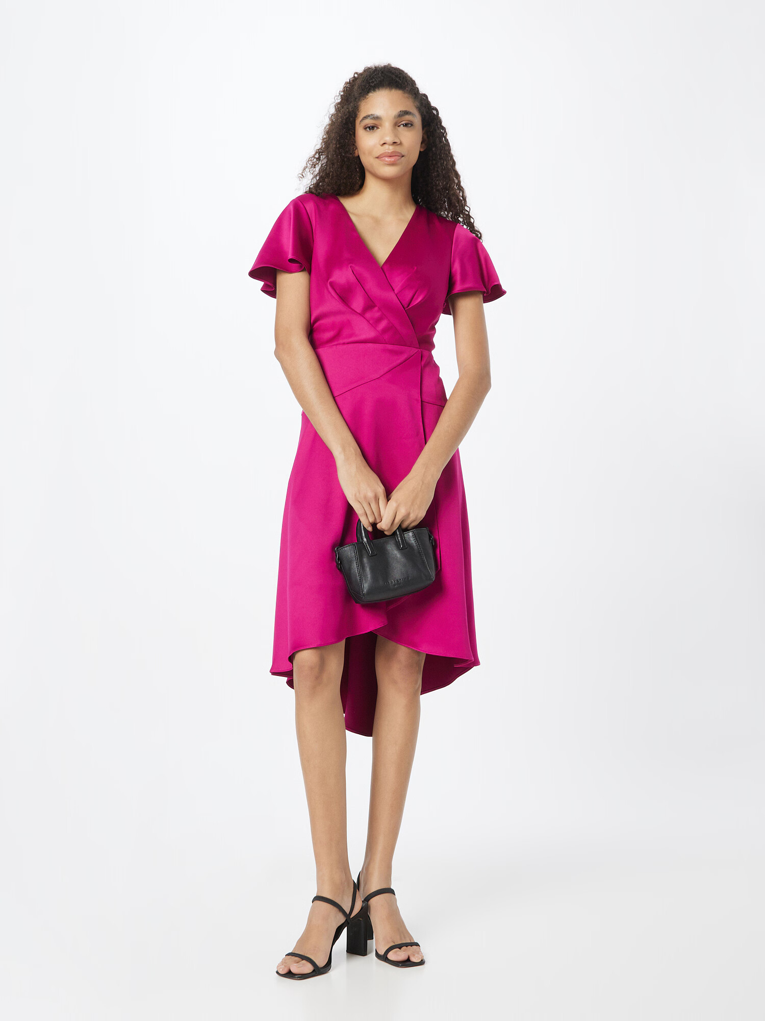 Adrianna Papell Rochie de cocktail magenta - Pled.ro