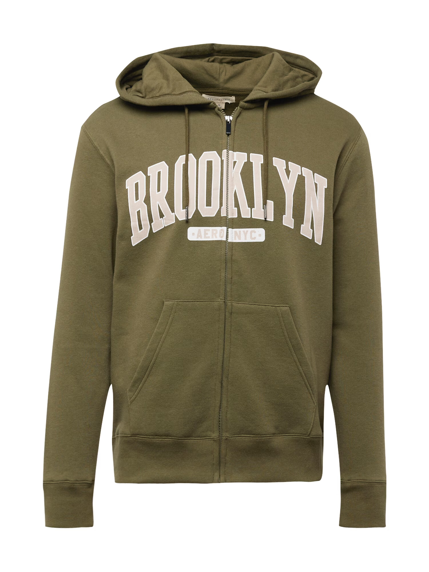 AÉROPOSTALE Hanorac 'BROOKLYN' bej / oliv / alb - Pled.ro