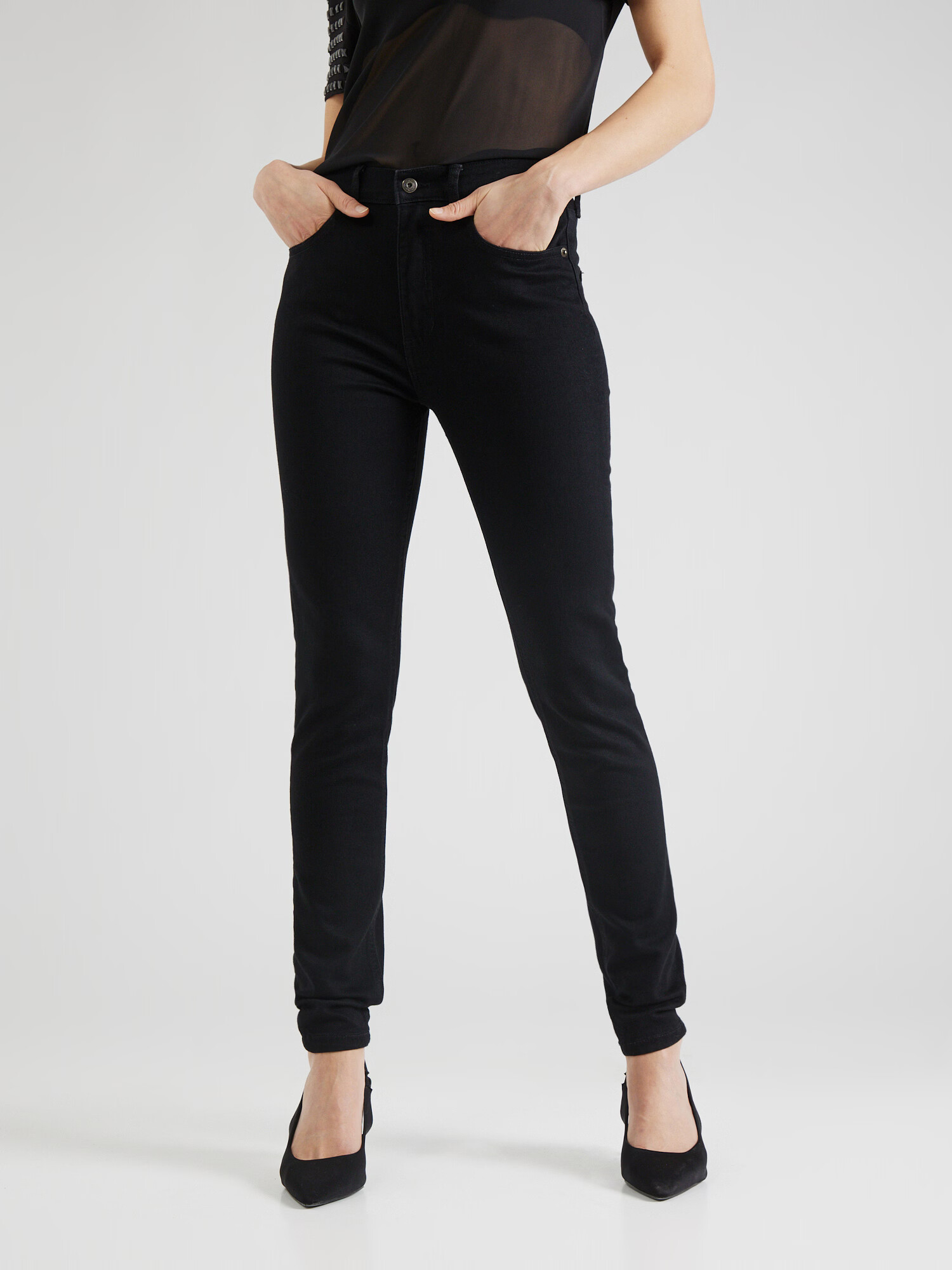 AÉROPOSTALE Jeans negru - Pled.ro