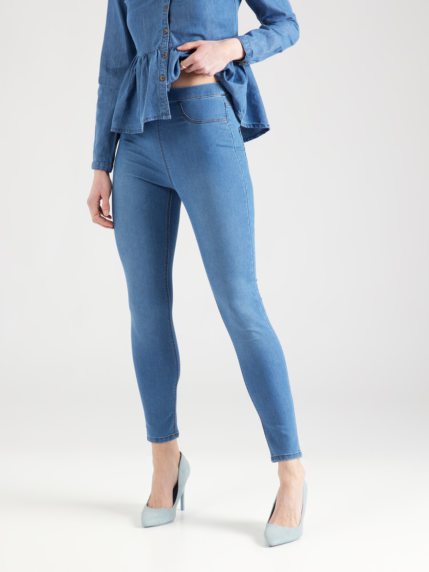 AÉROPOSTALE Jeggings albastru - Pled.ro