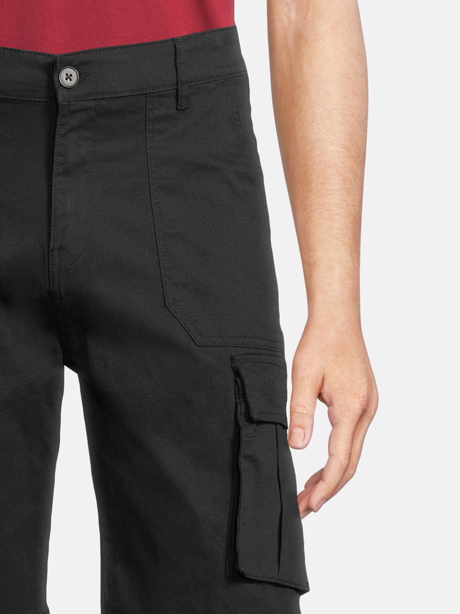 AÉROPOSTALE Pantaloni cu buzunare negru - Pled.ro