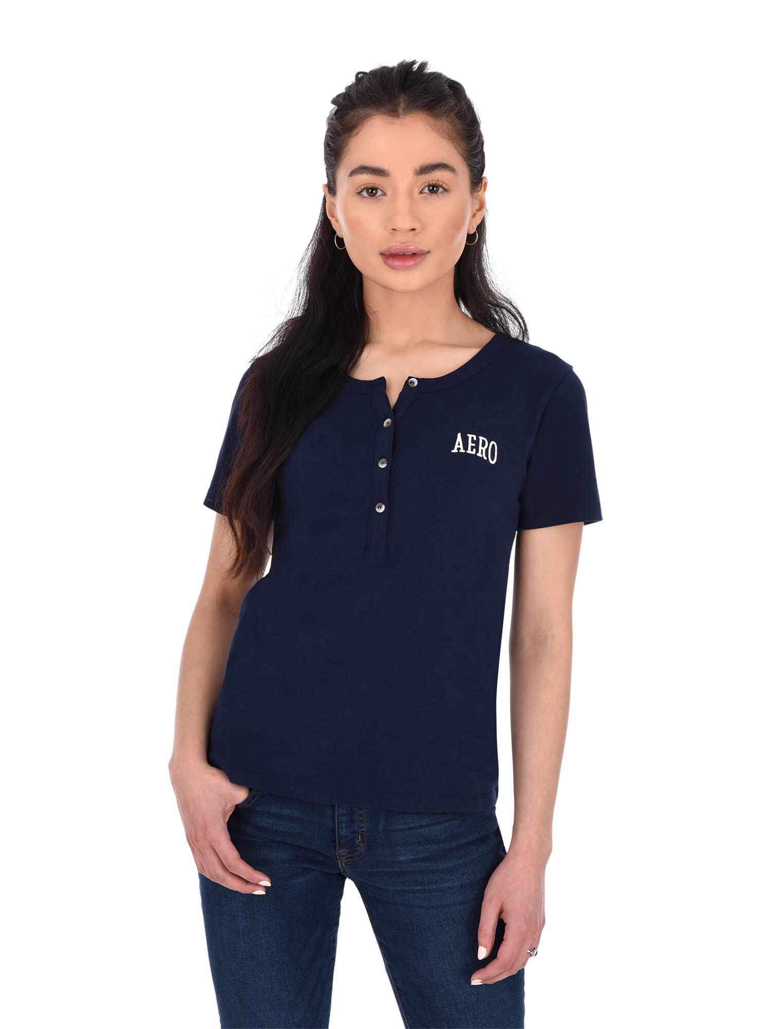 AÉROPOSTALE Tricou bleumarin - Pled.ro