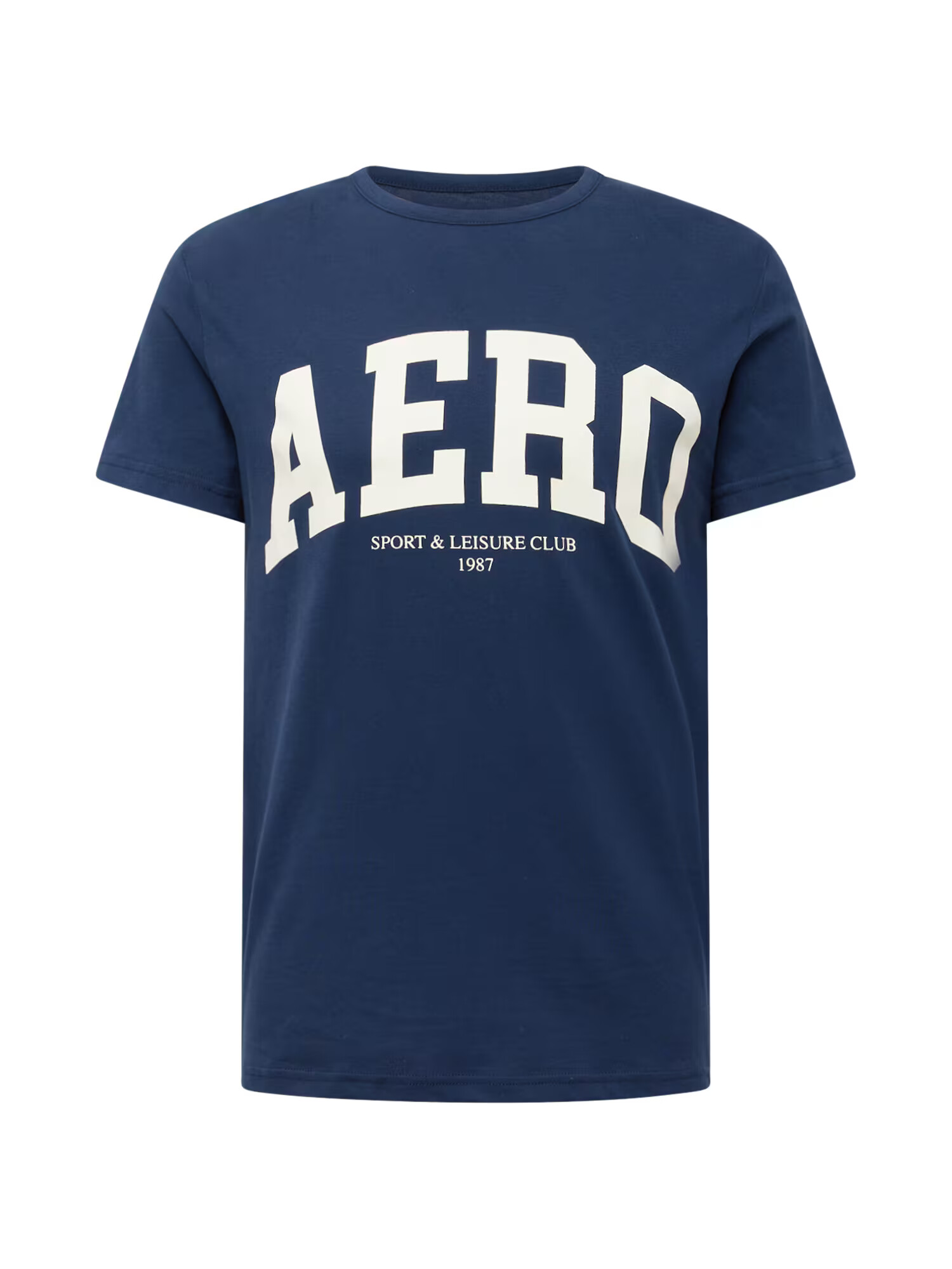 AÉROPOSTALE Tricou bleumarin / alb - Pled.ro