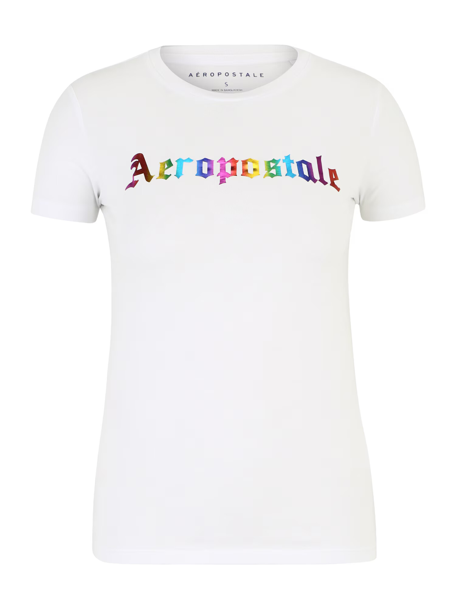 AÉROPOSTALE Tricou 'JUNE' turcoaz / galben / lila / alb - Pled.ro