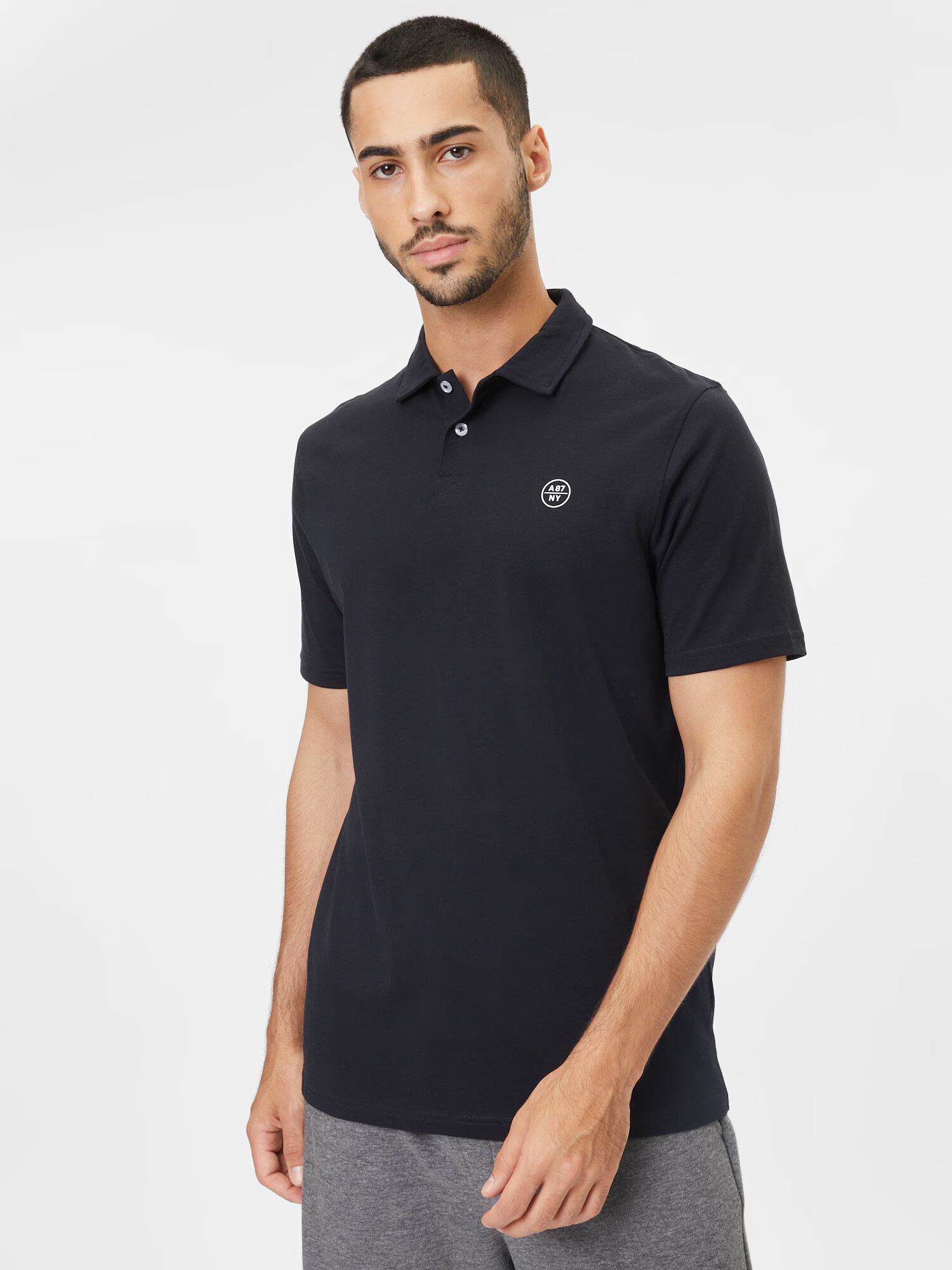 AÉROPOSTALE Tricou negru - Pled.ro