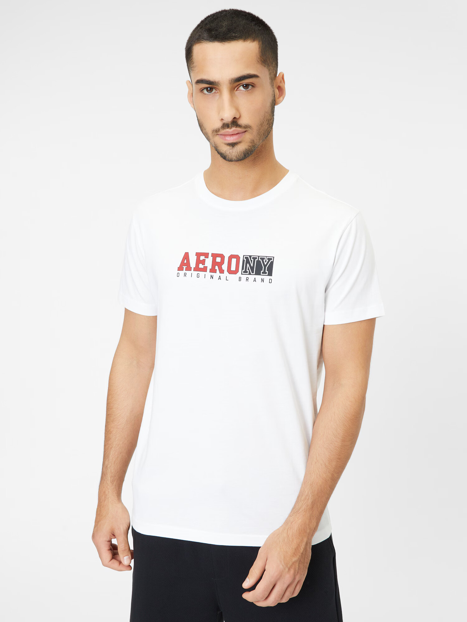 AÉROPOSTALE Tricou roșu / negru / alb - Pled.ro