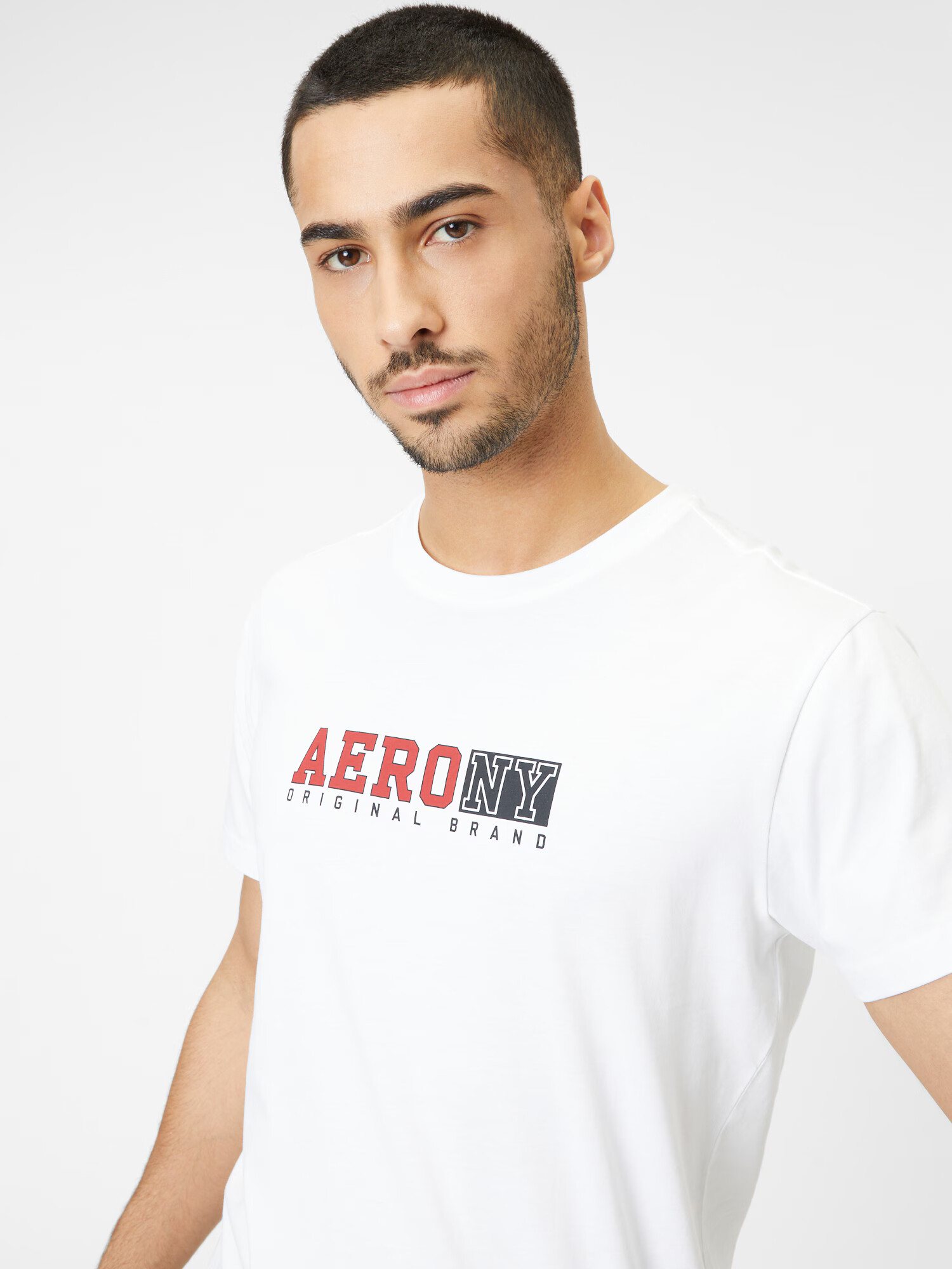 AÉROPOSTALE Tricou roșu / negru / alb - Pled.ro