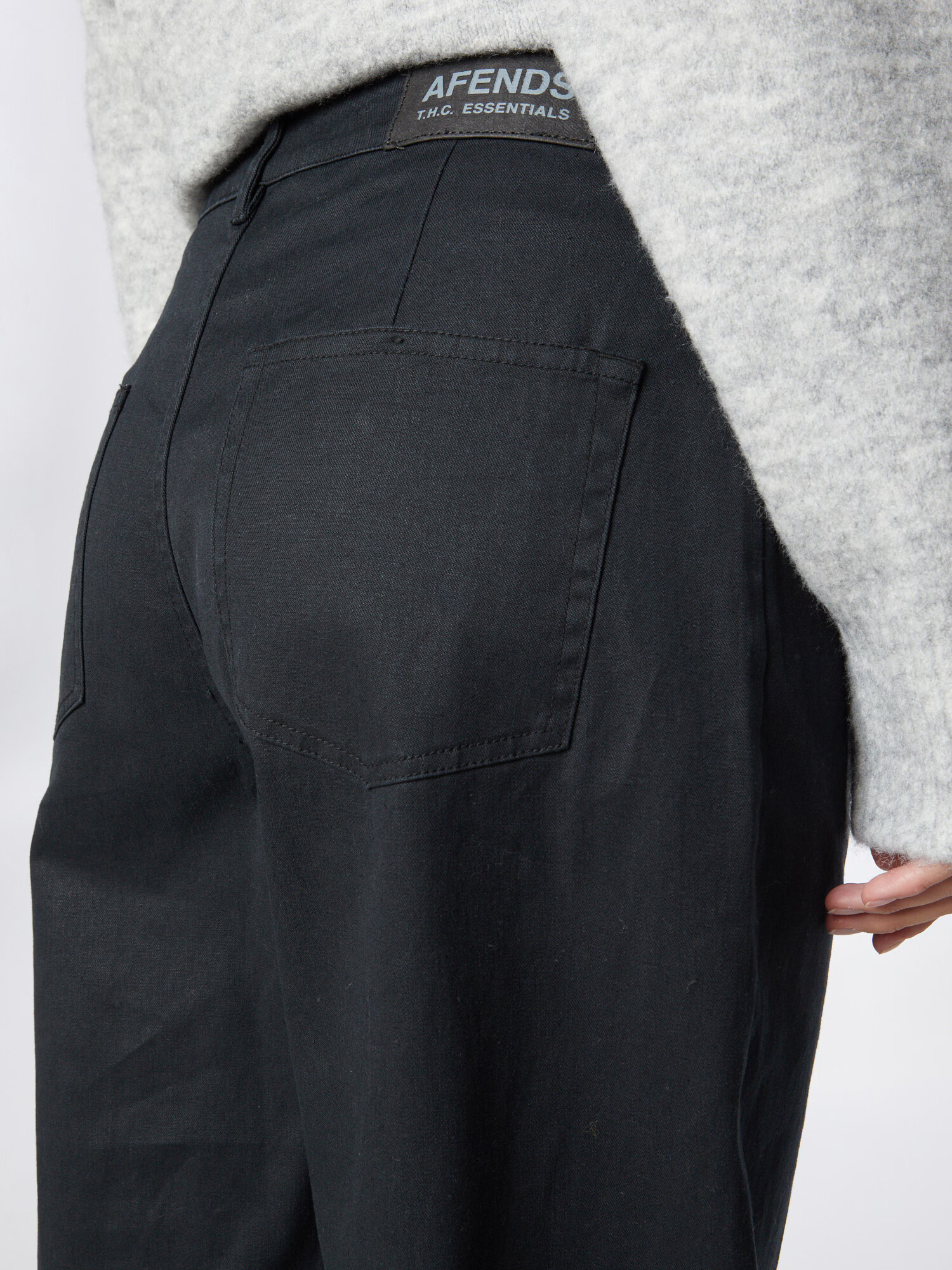 Afends Pantaloni negru - Pled.ro