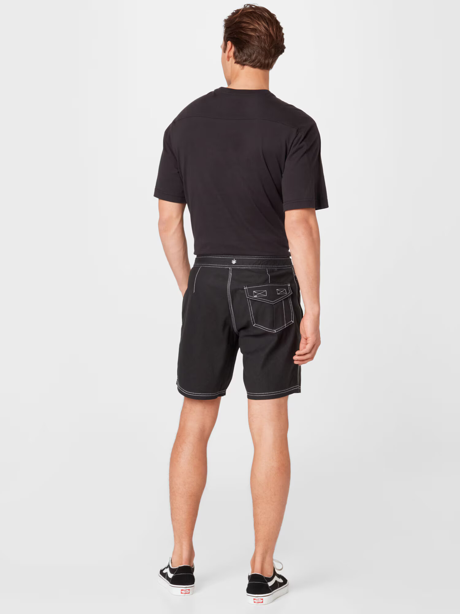 Afends Pantaloni negru / alb - Pled.ro