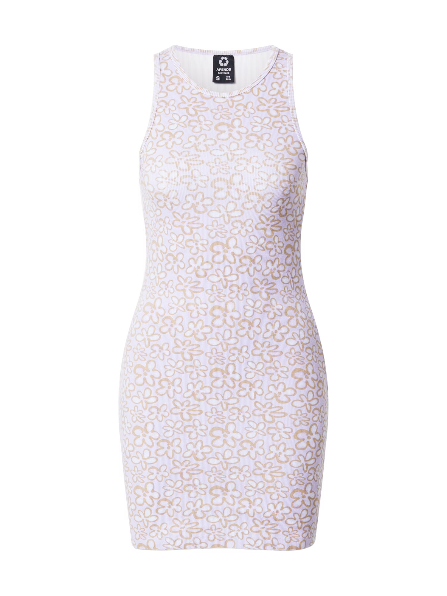 Afends Rochie 'Digital Daisy' maro deschis / mov pastel / alb - Pled.ro