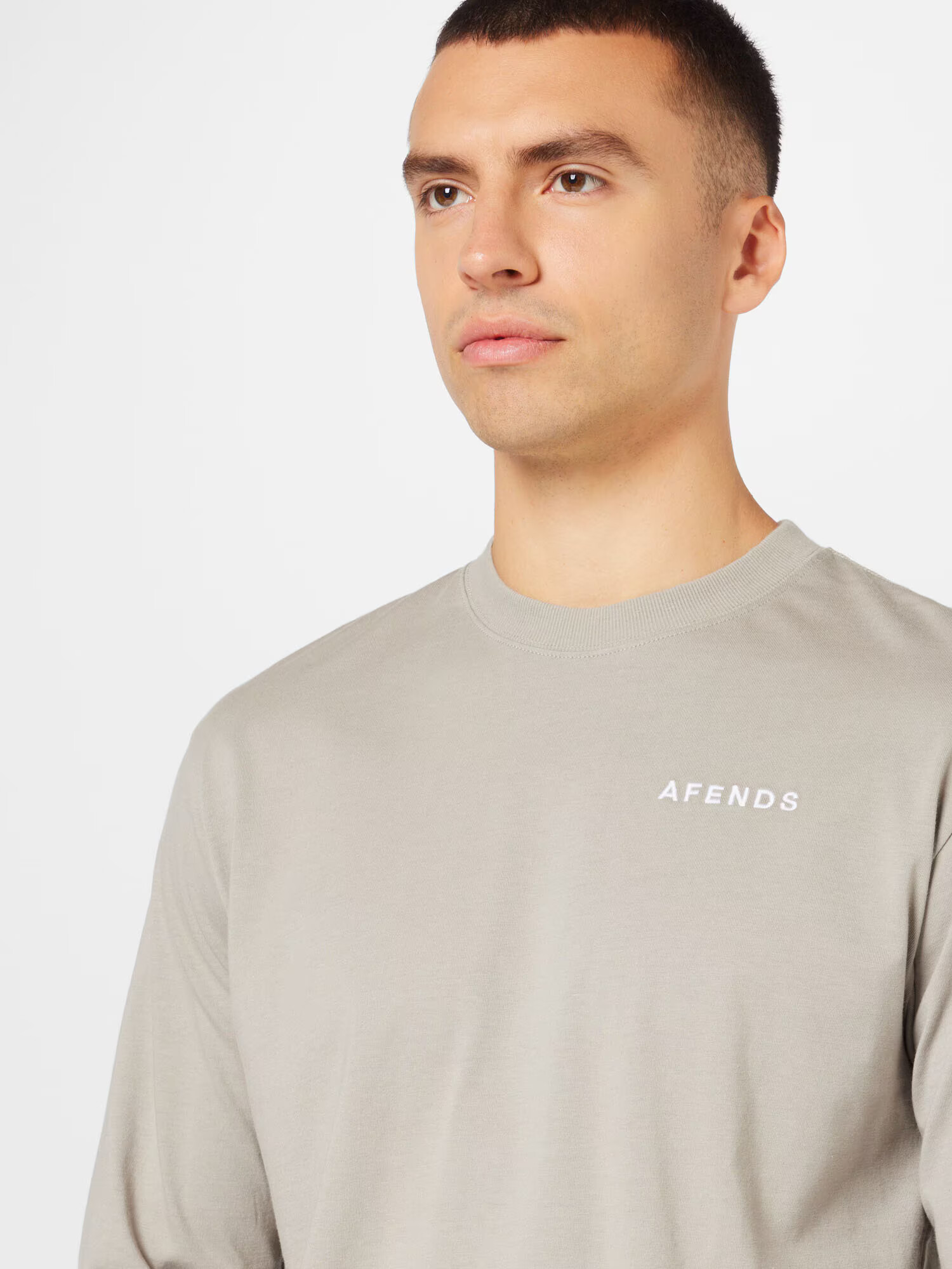 Afends Tricou verde pastel / alb - Pled.ro