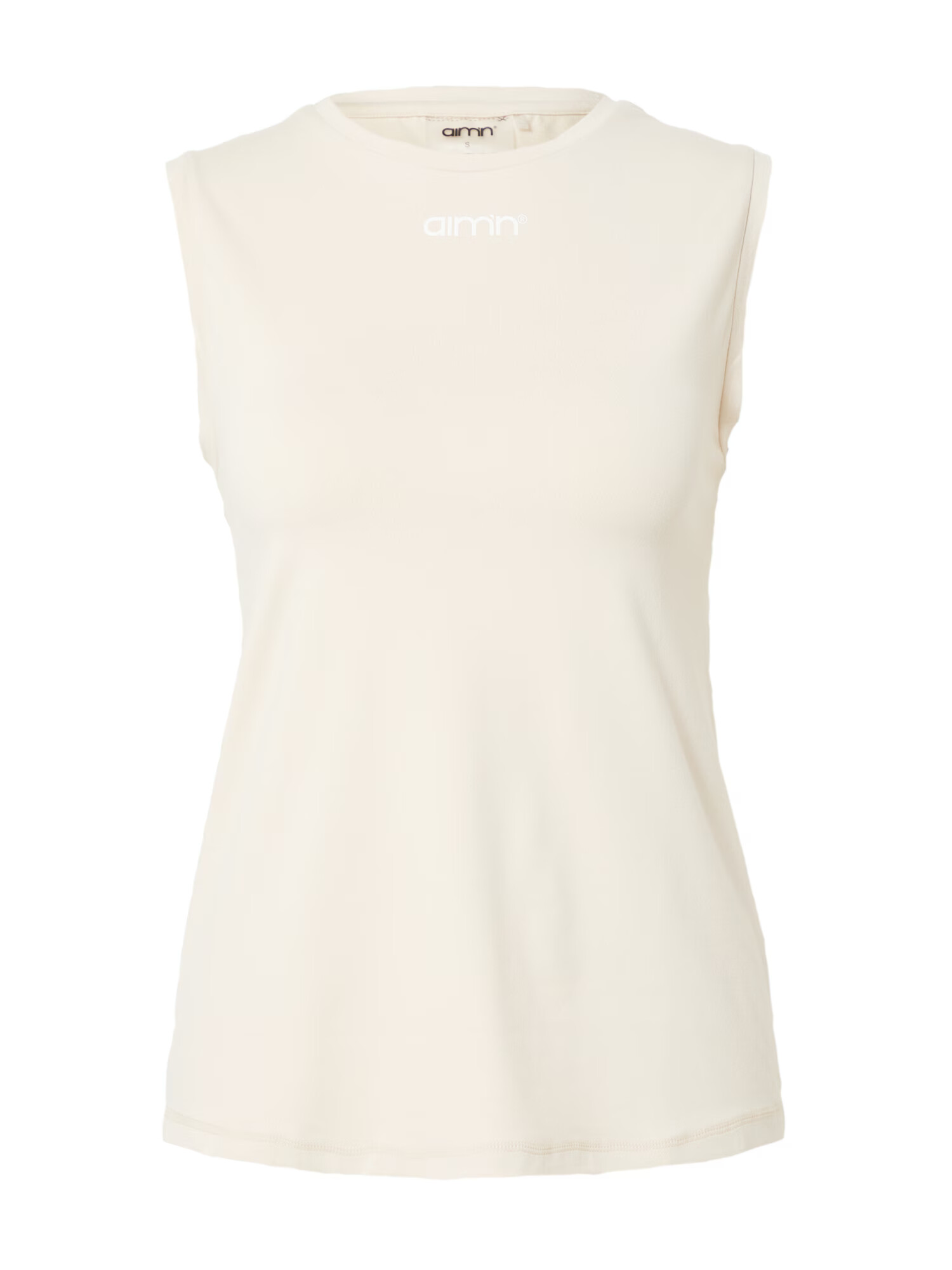 aim'n Sport top 'CAFÉ AU LAIT' crem / alb - Pled.ro