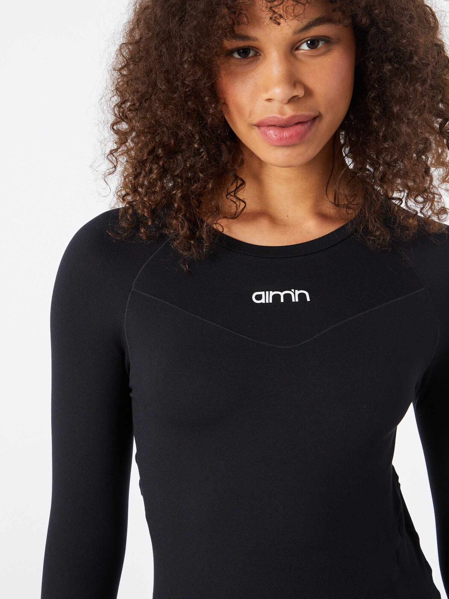 aim'n Tricou negru / alb - Pled.ro