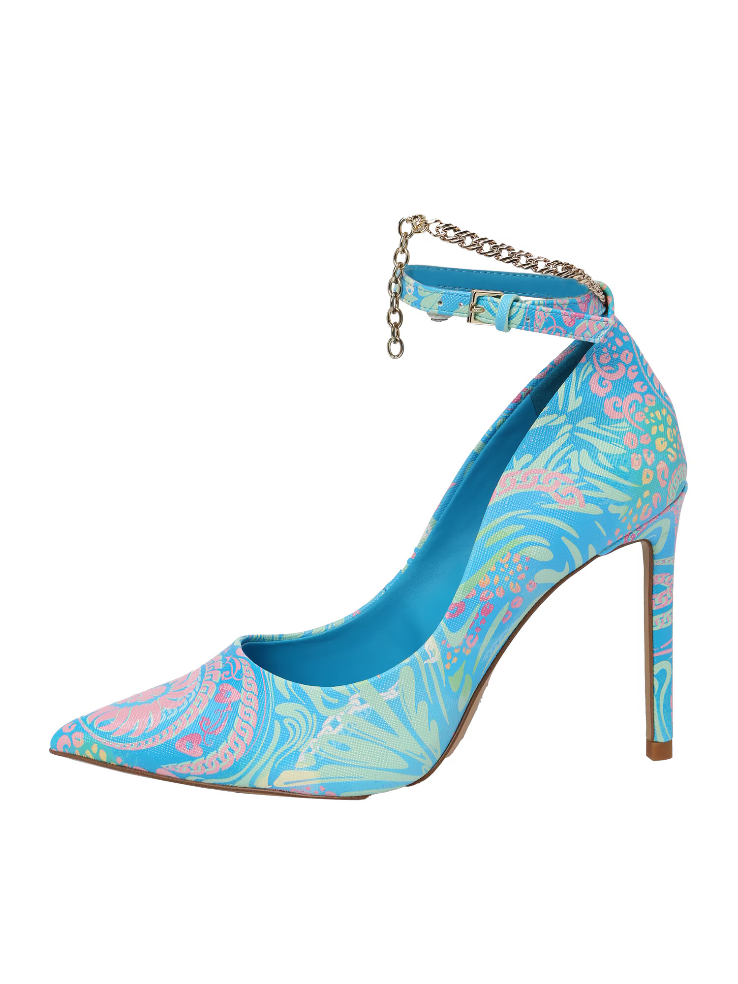 ALDO Pumps 'STESSY JANEX' albastru deschis / verde deschis / roz / alb murdar - Pled.ro