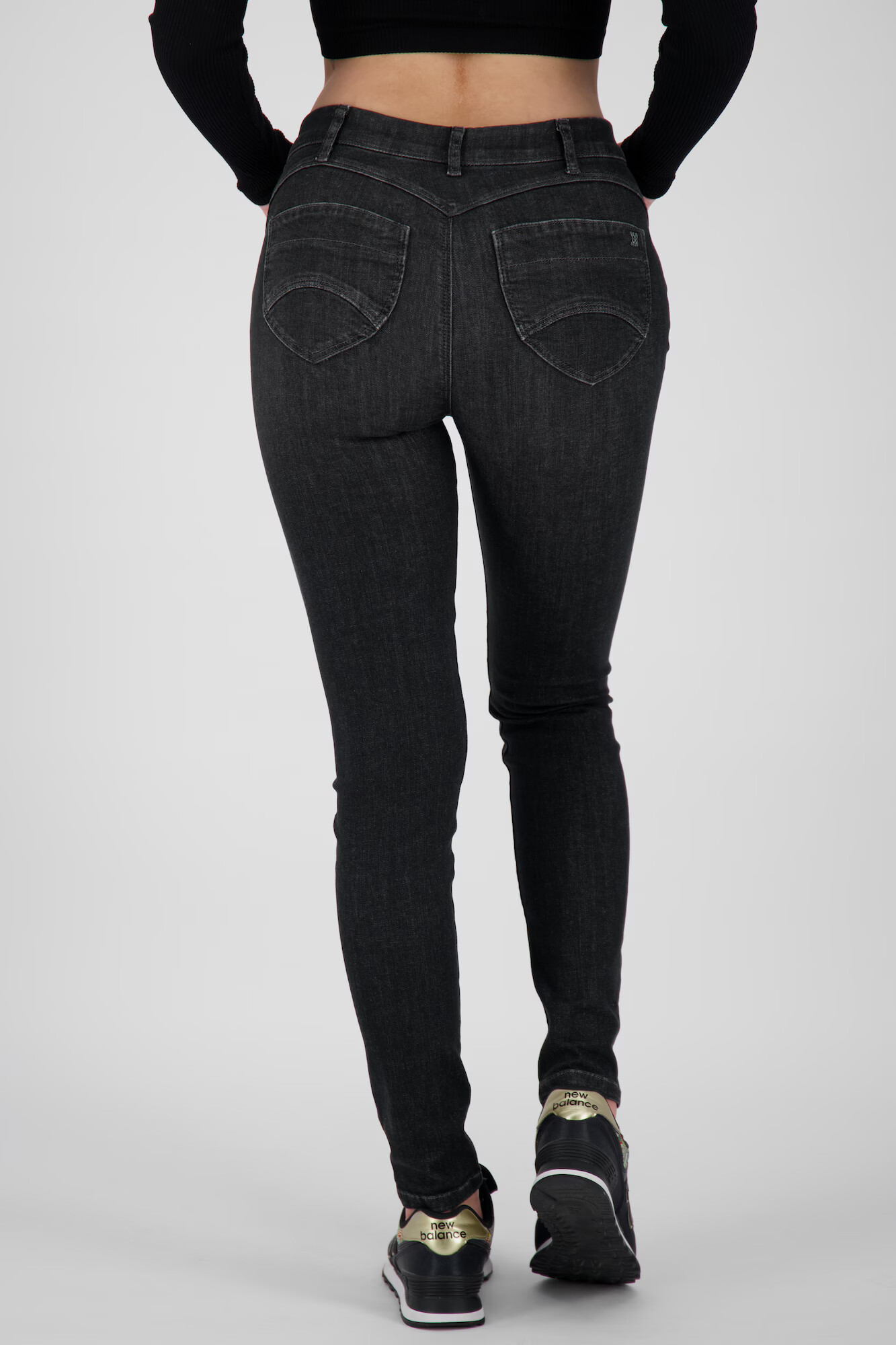 Alife and Kickin Jeans 'ChelseaAK' negru denim - Pled.ro