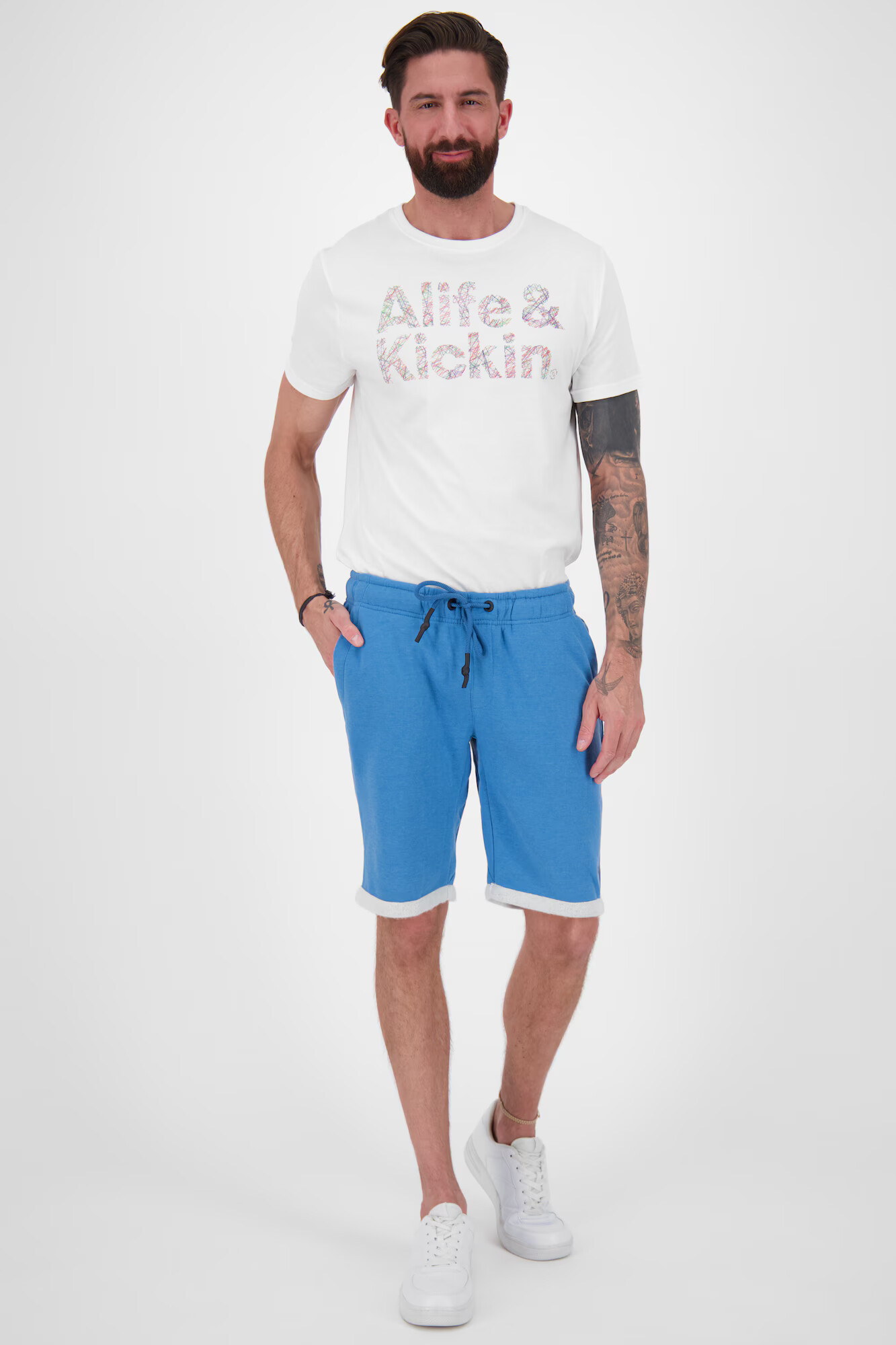 Alife and Kickin Pantaloni 'JumperAK' albastru amestec / gri - Pled.ro